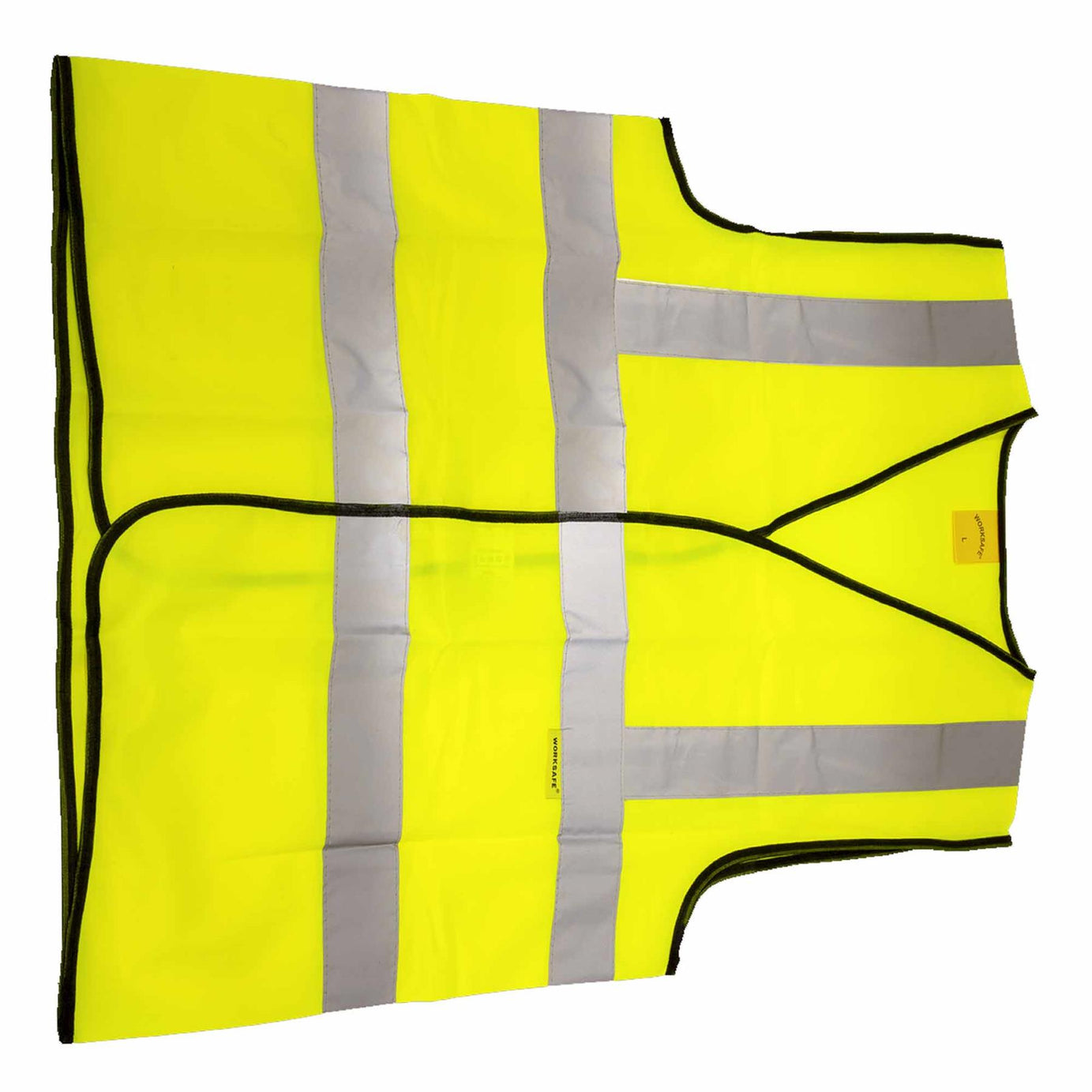 Hi-Vis Waistcoat (Site and Road Use) Yellow - Large. Sealey