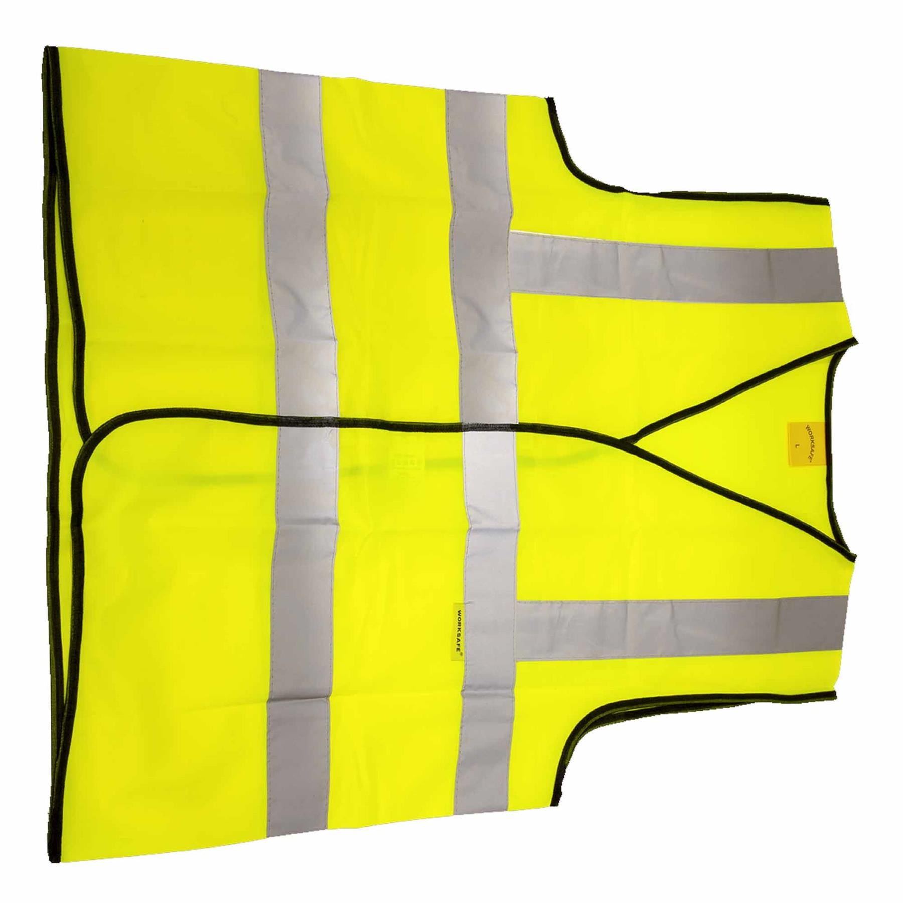 Hi-Vis Waistcoat (Site and Road Use) Yellow - Large. Sealey