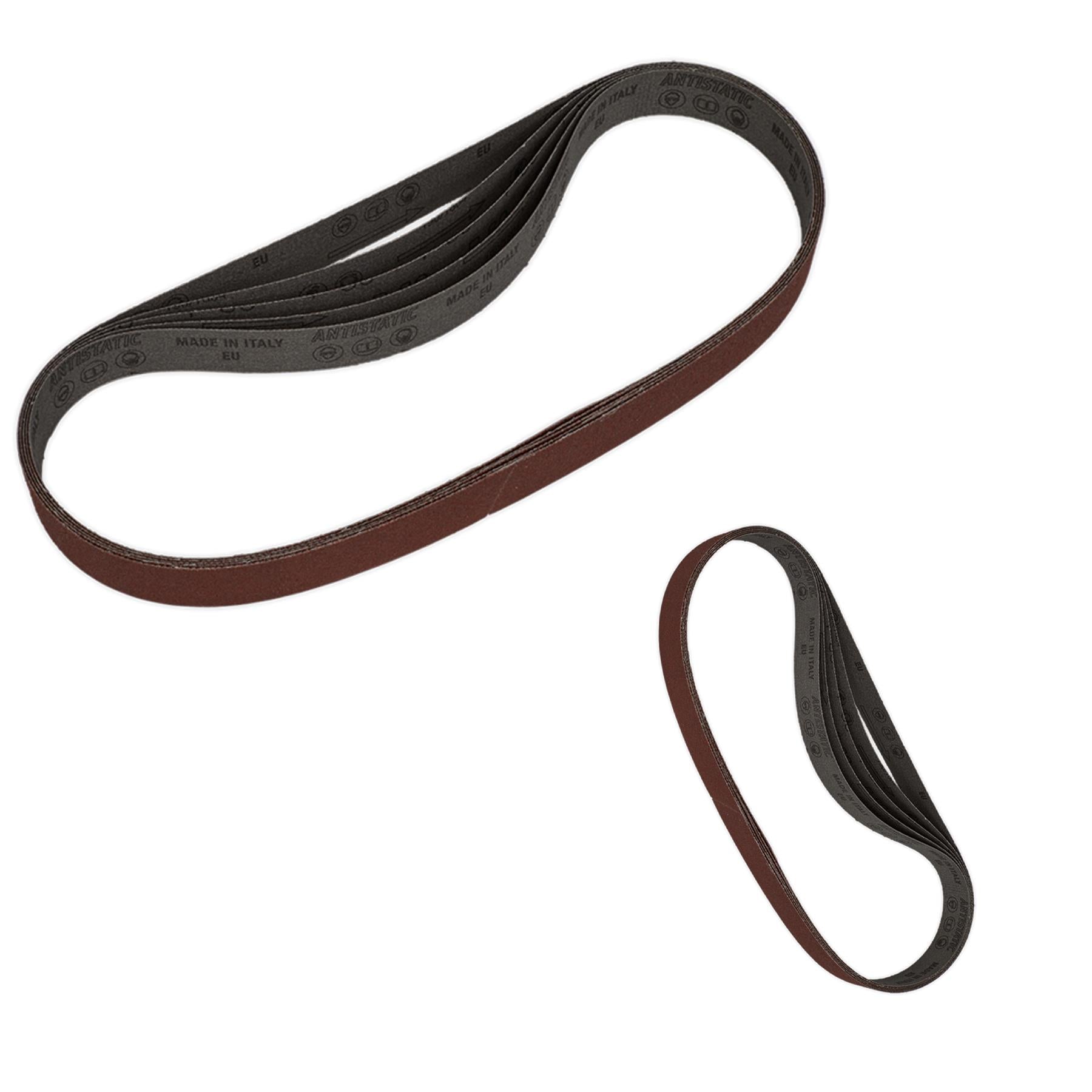 Sealey Sanding Belt 25 x 762mm 80Grit Pack of 5