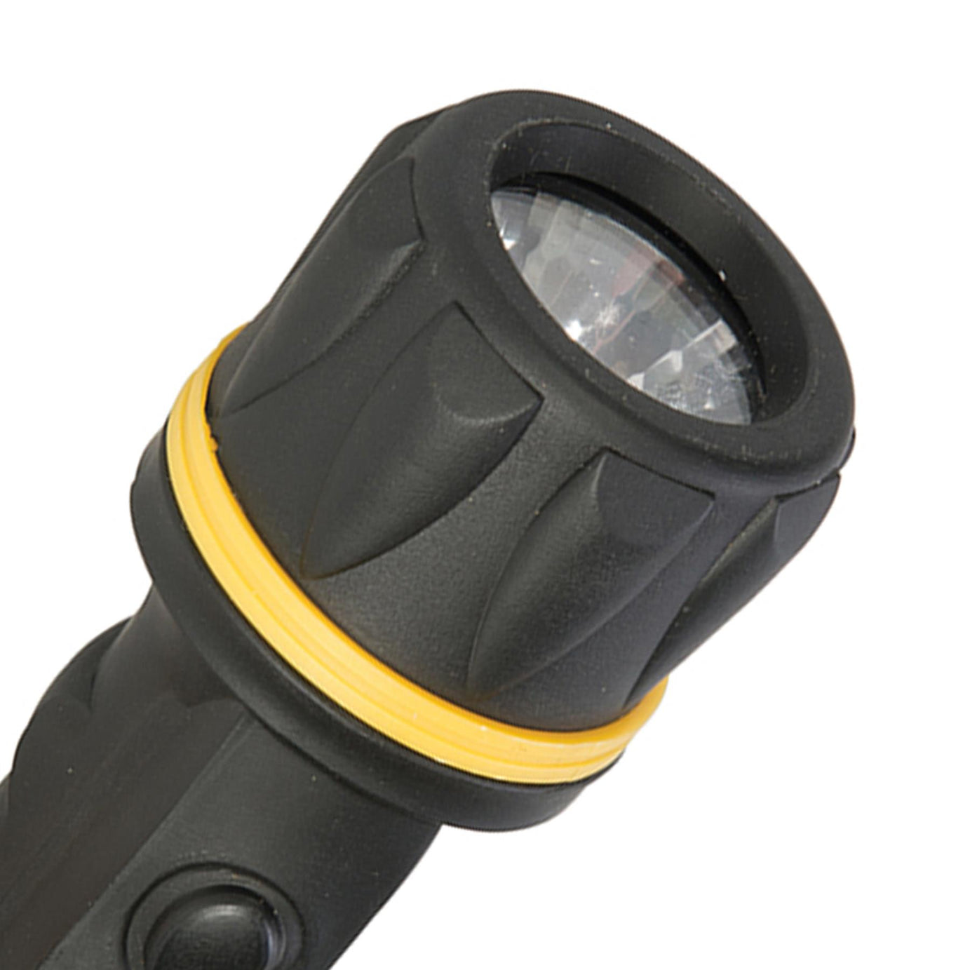Rubber Torch - 2 X Aa Water & Shock Resistant Camping Outdoor 10 Lumen Output