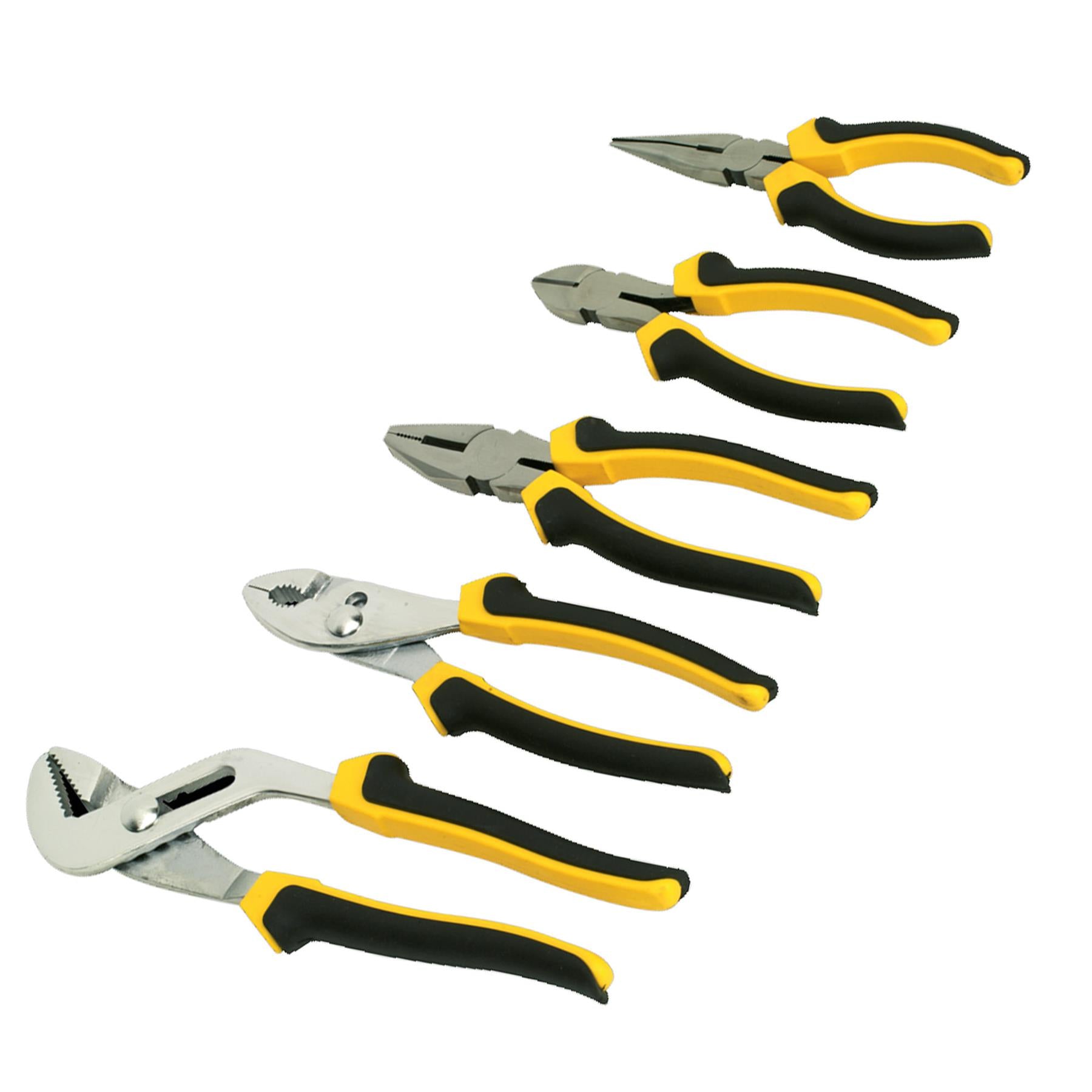 Sealey Comfort Grip Pliers Set 5pc