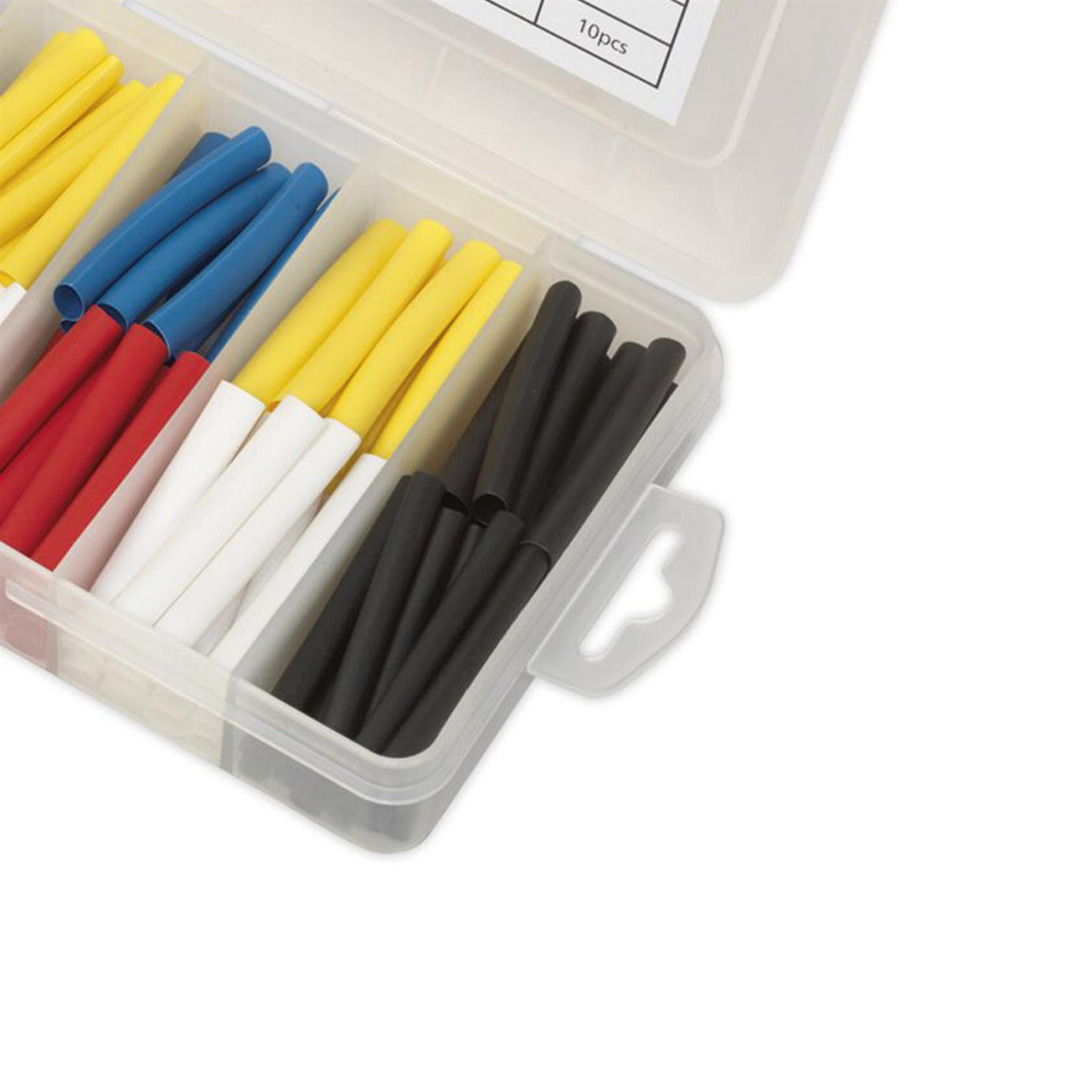 Sealey Heat Shrink Tubing Assortment 190pc 50mm Mixed Colours