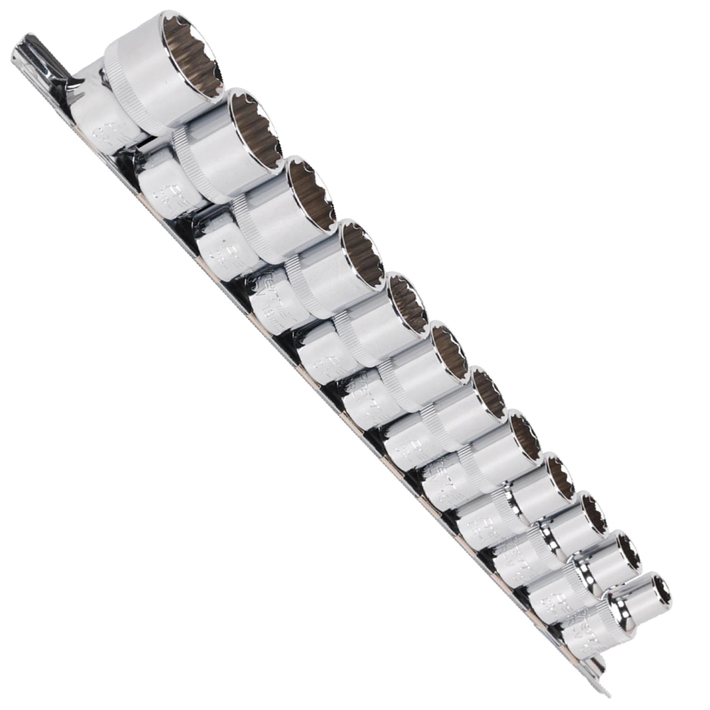 Sealey Socket Set 12pc 1/2"Sq Drive 12pt WallDrive Metric
