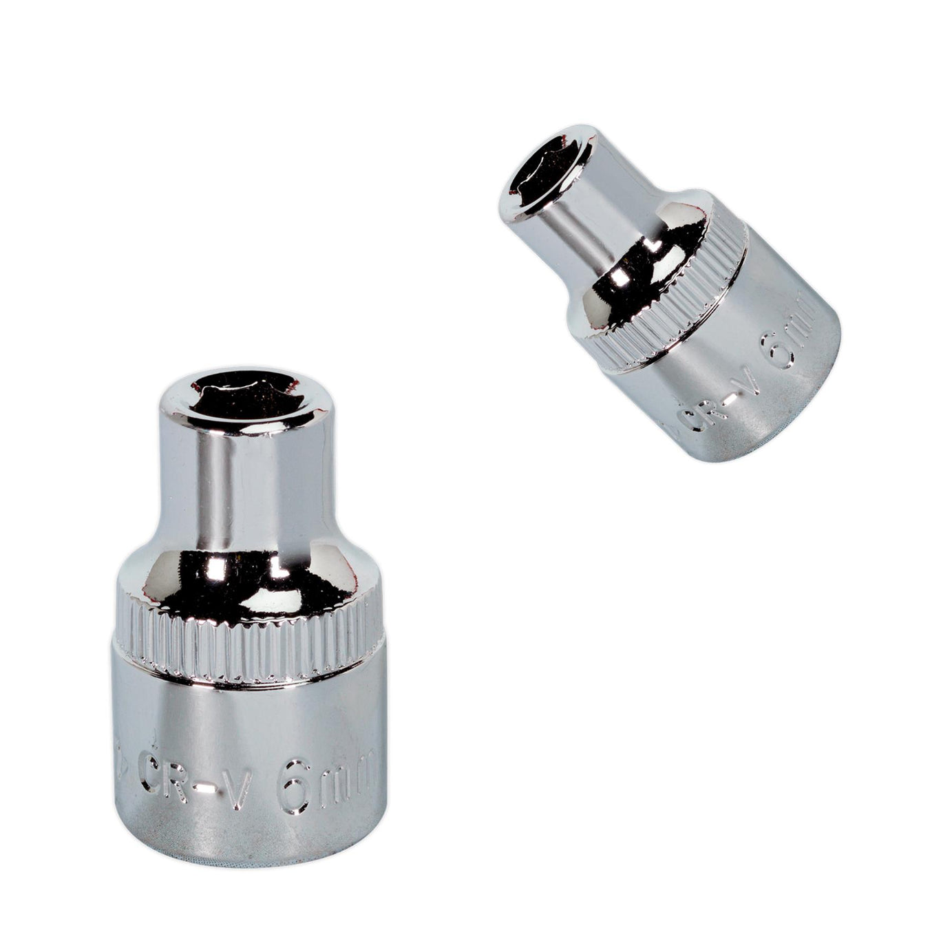Sealey WallDrive Socket 6mm 3/8"Sq Drive Fully Polished