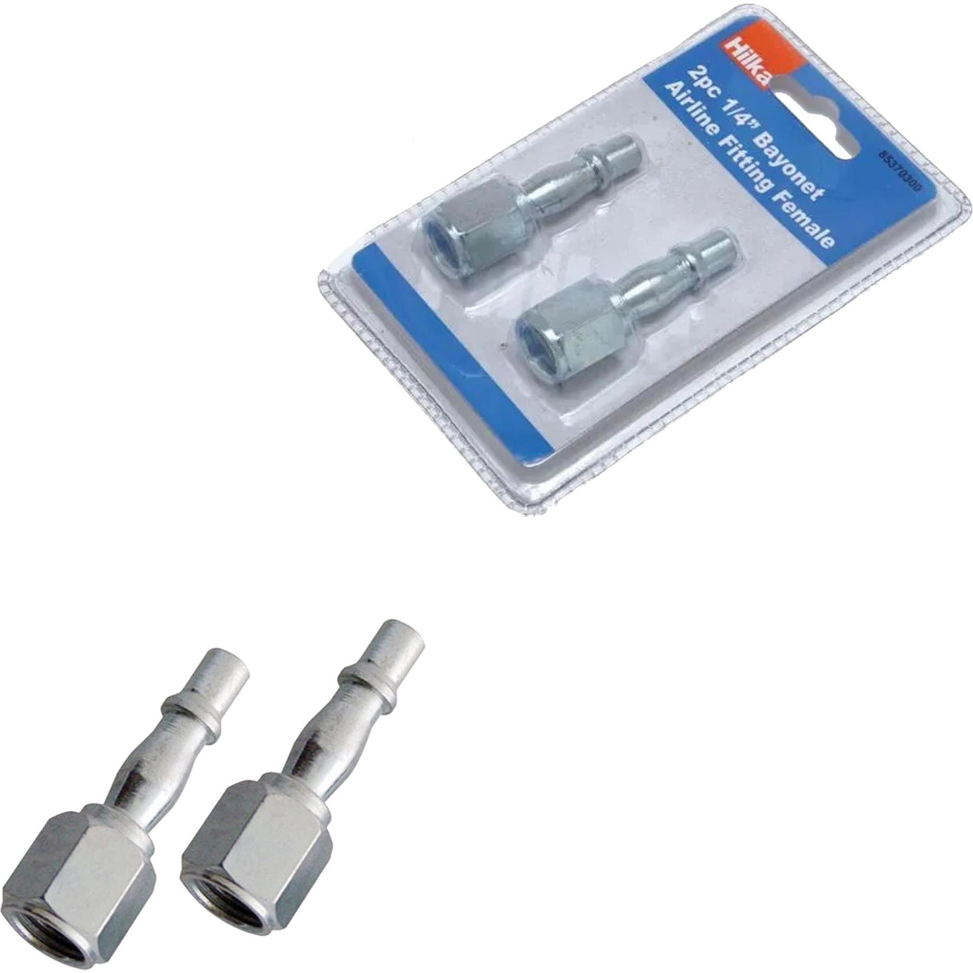 Hilka Bayonet Air Line Fitting Female pack of 2 air tools and equipment