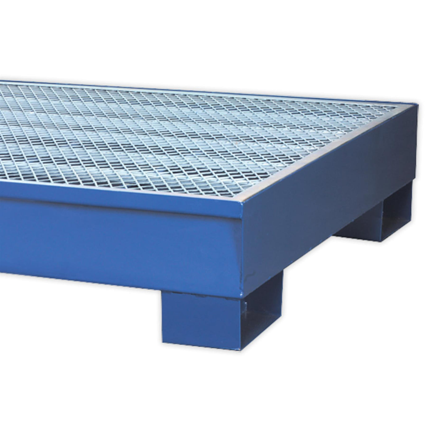 Sealey Barrel Bund 1200 x 1200 x 275mm Heavy-duty 1.75mm steel.