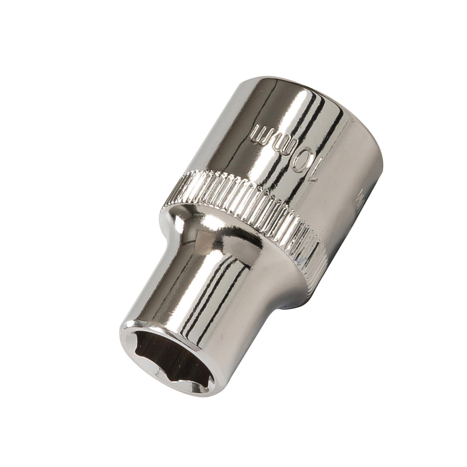 Socket 1/2" Drive Metric Hex Square 10mm Individual Hex Polished Crv Quality