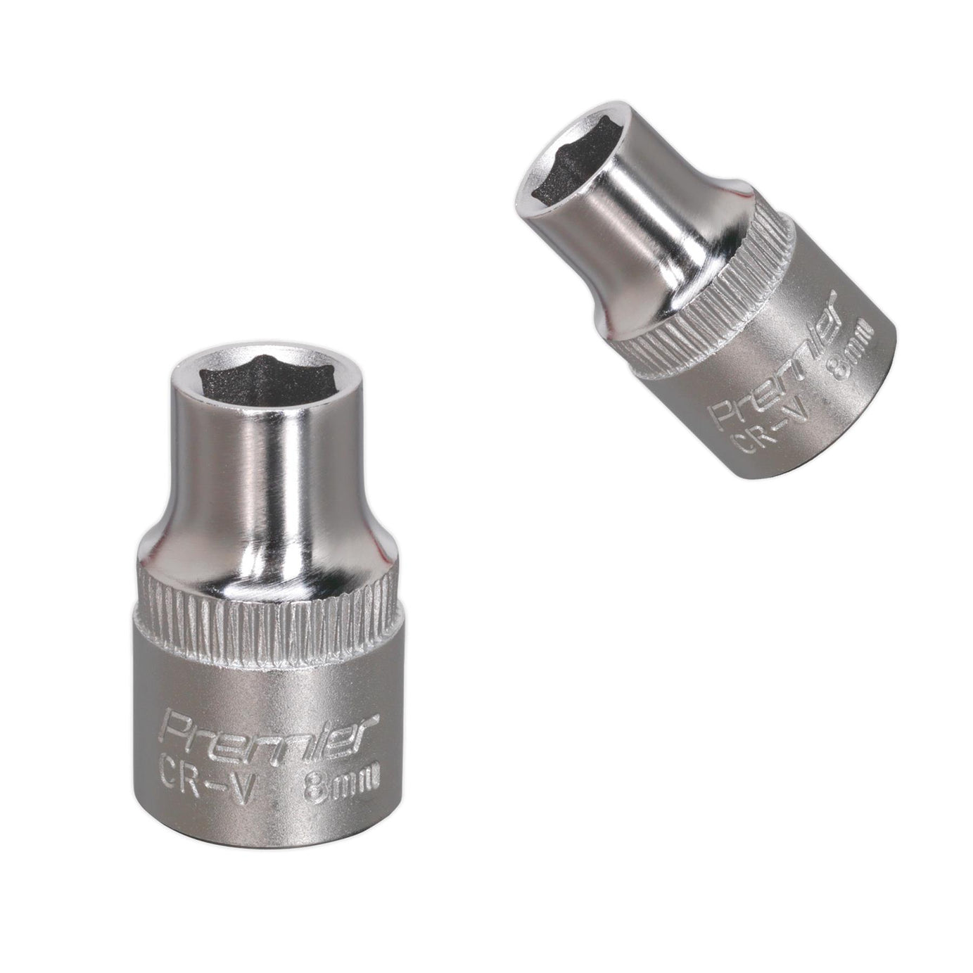 Sealey WallDrive Socket 8mm 3/8"Sq Drive Chrome Vanadium Steel