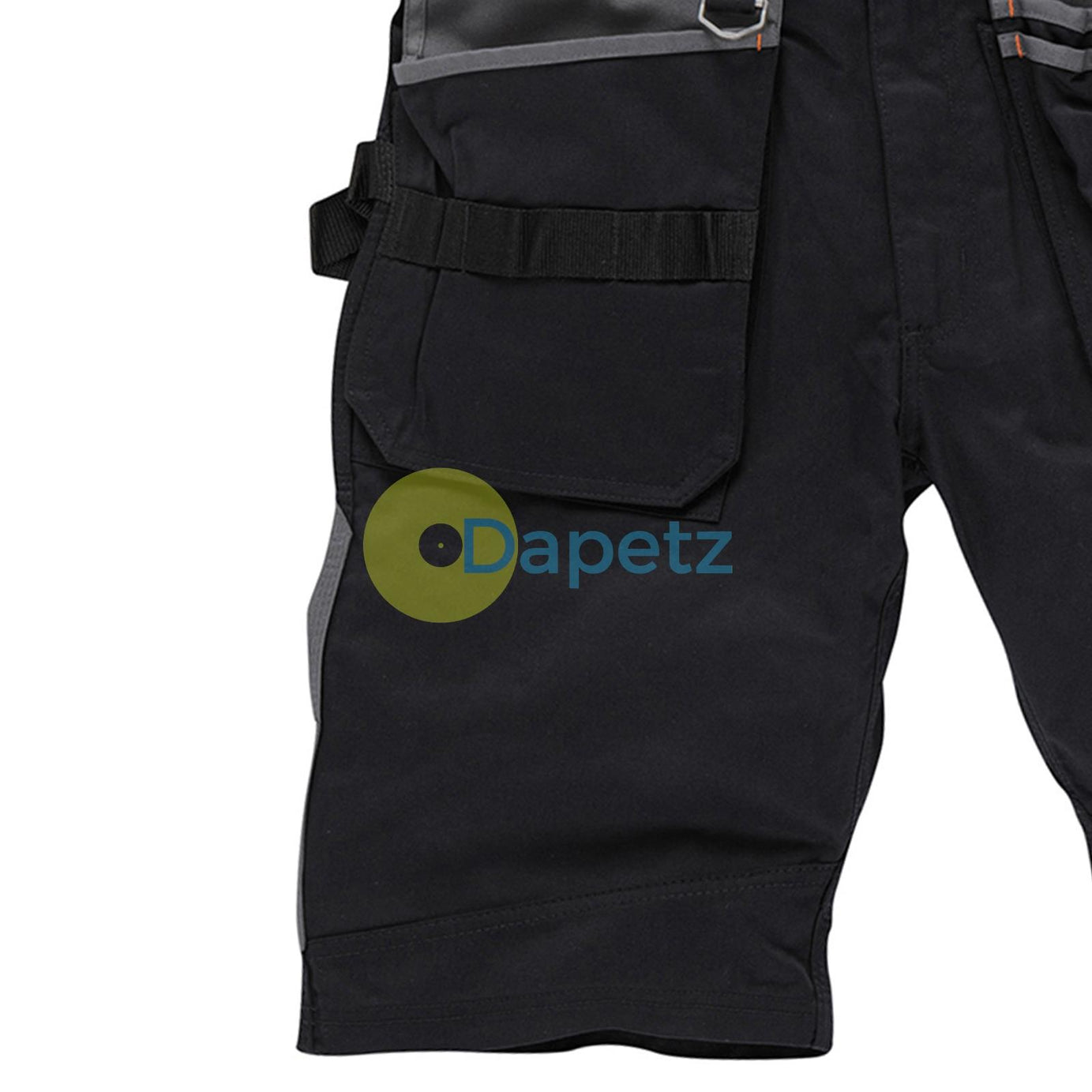 Trade Short Black Size 38" W Ykk Zipped Fly. 65% Polyester, 35% Cotton, 250gsm.