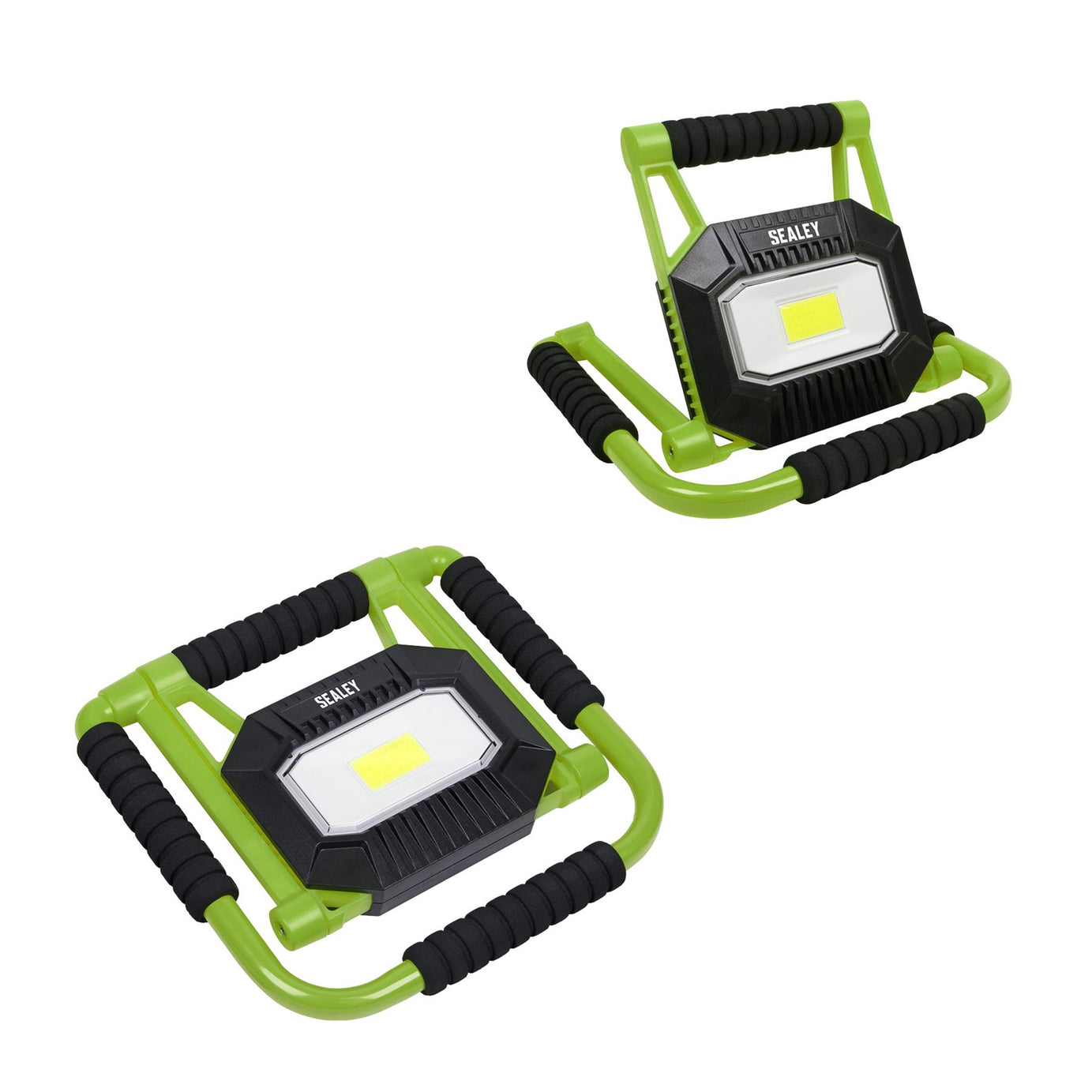 Sealey R/Charge Portable Fold Flat Floodlight 20W COB LED Li-ion