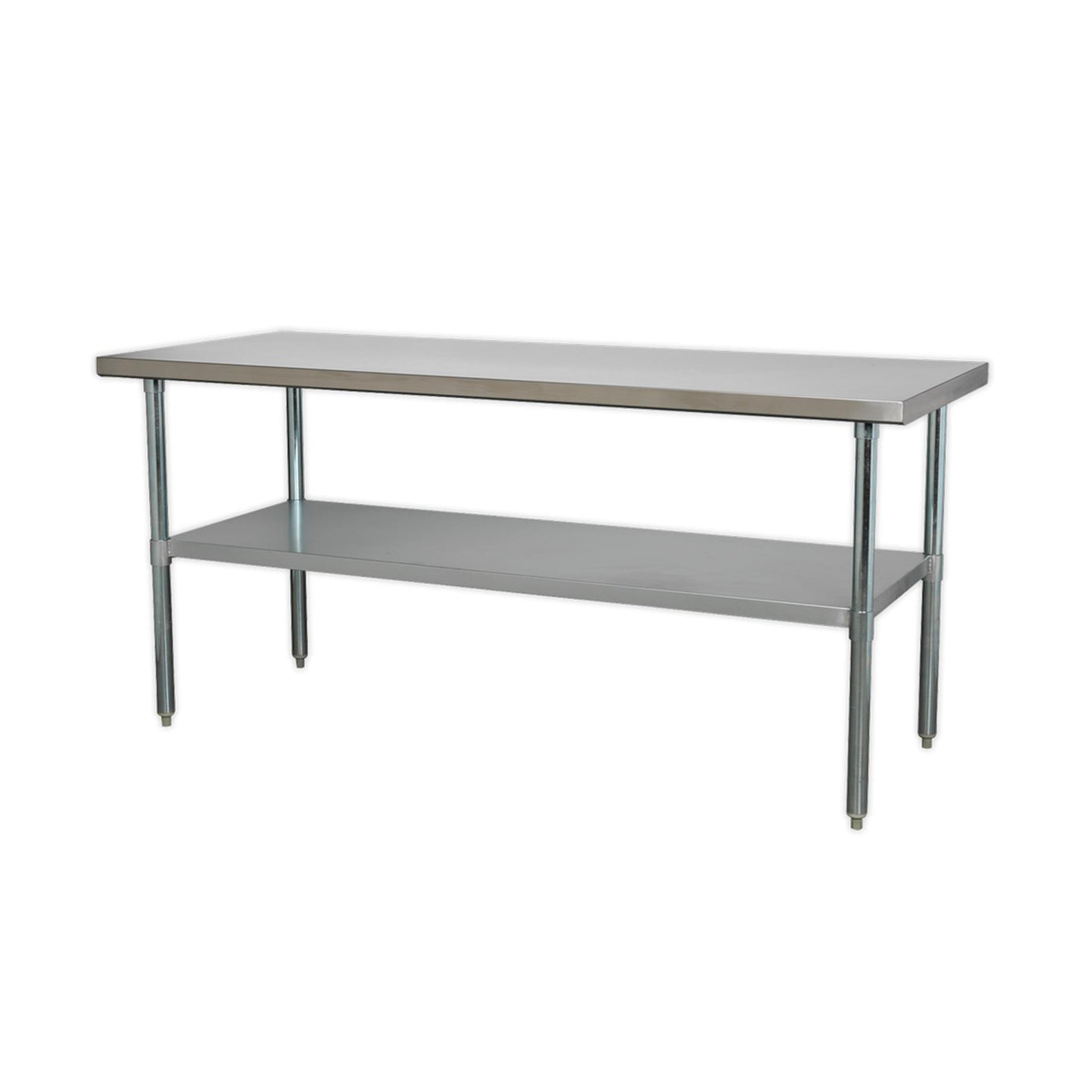 Sealey Stainless Steel Workbench 1.8m Supplied Flat-Packed