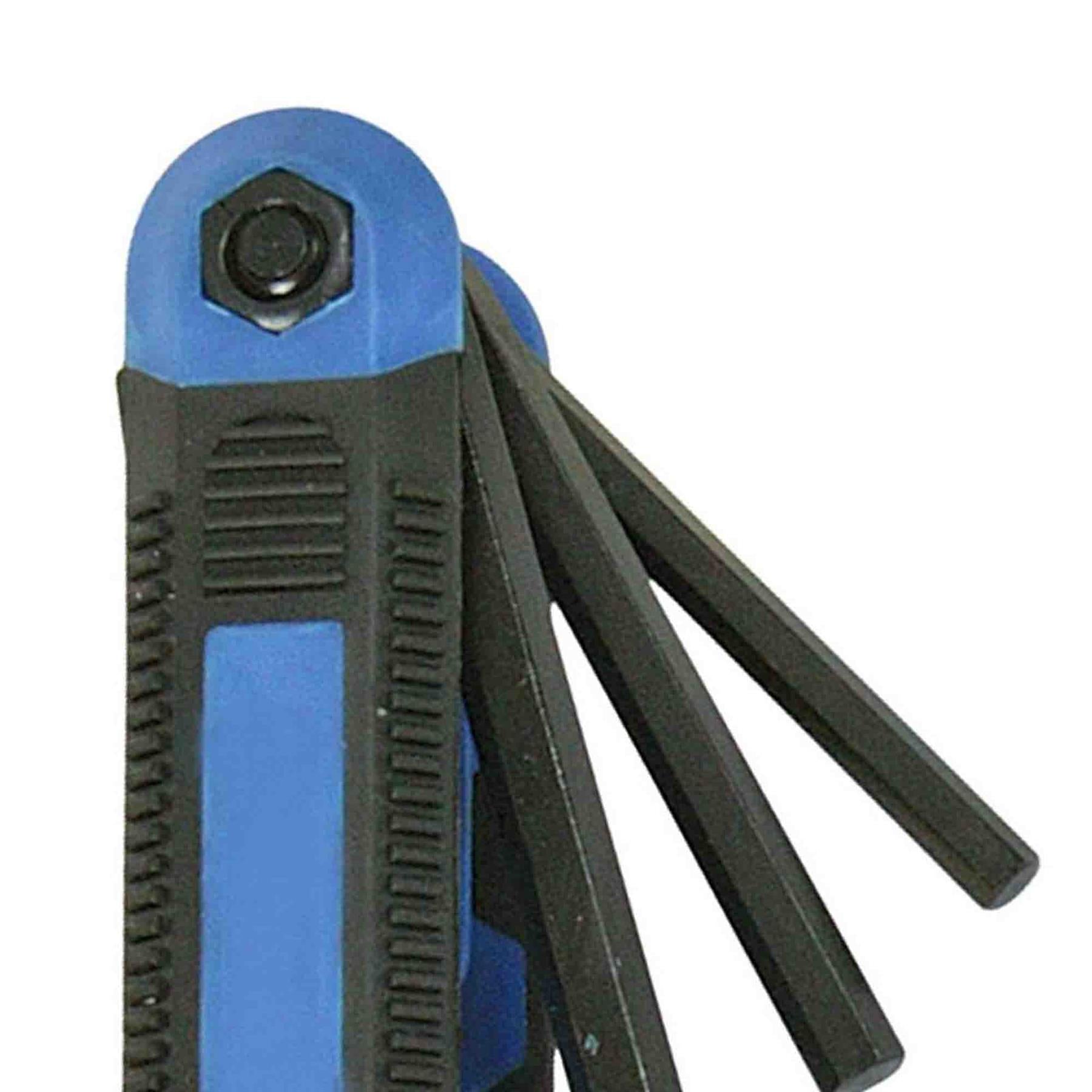 9Pce Hex Key Imperial Expert Tool 5/64" - 1/4" Hardened Chrome Vanadium Steel