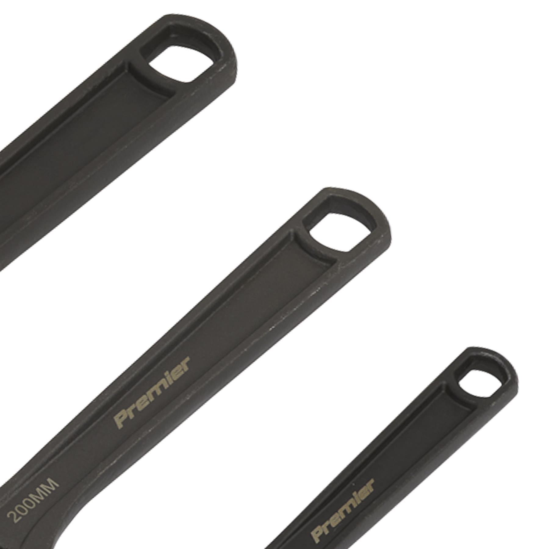 Sealey Adjustable Wrench Set 4pc