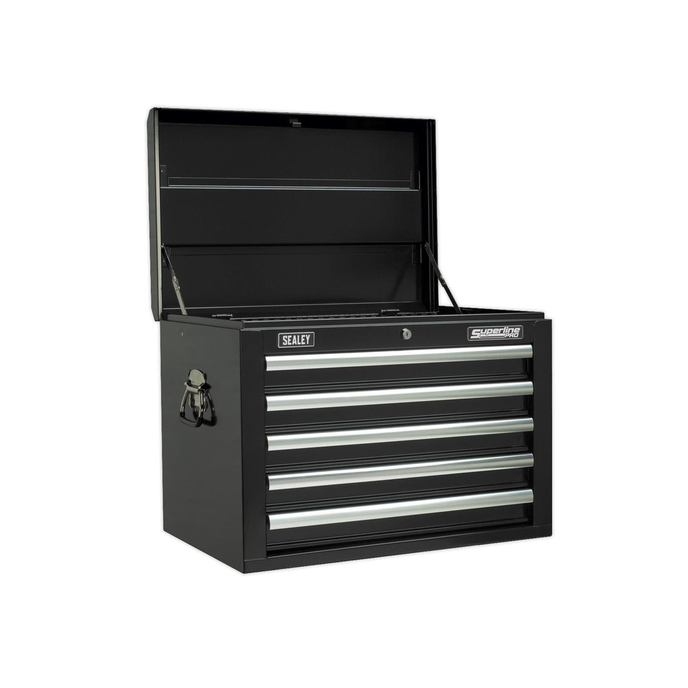 Sealey Topchest, Mid-Box & Rollcab Combination 14 Drawer - Black