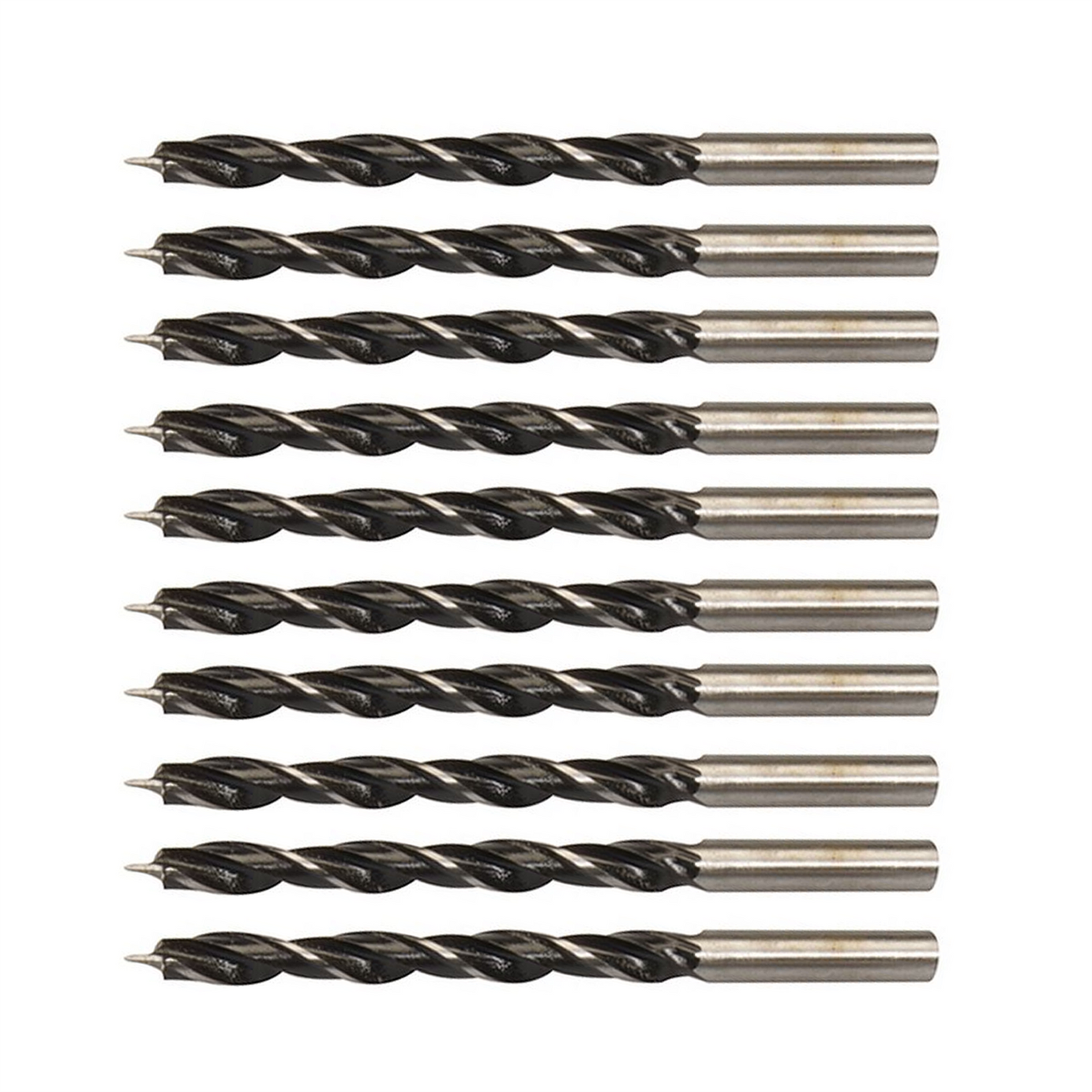 10Pk Lip & Spur Drill Bits 8mm Durable Sharp Precision Drill Work On Wood DIY