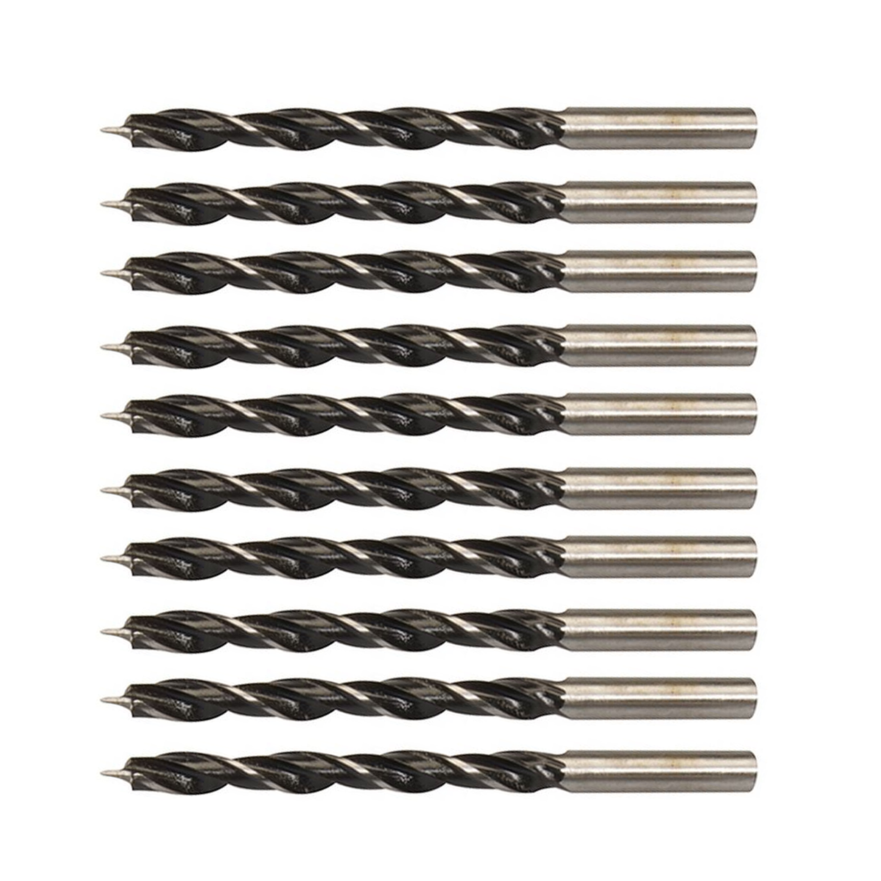 10Pk Lip & Spur Drill Bits 8mm Durable Sharp Precision Drill Work On Wood DIY