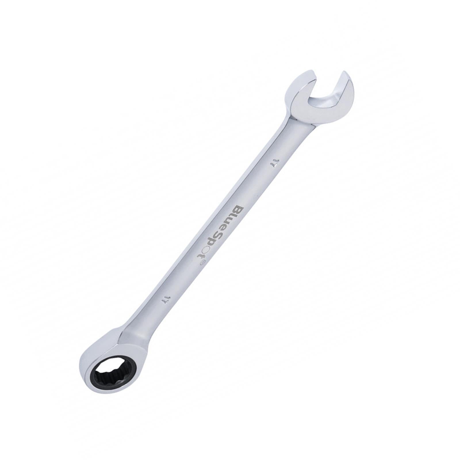 Blue Spot Fixed head Ratchet Spanner Combination Ring open end Wrench 17mm