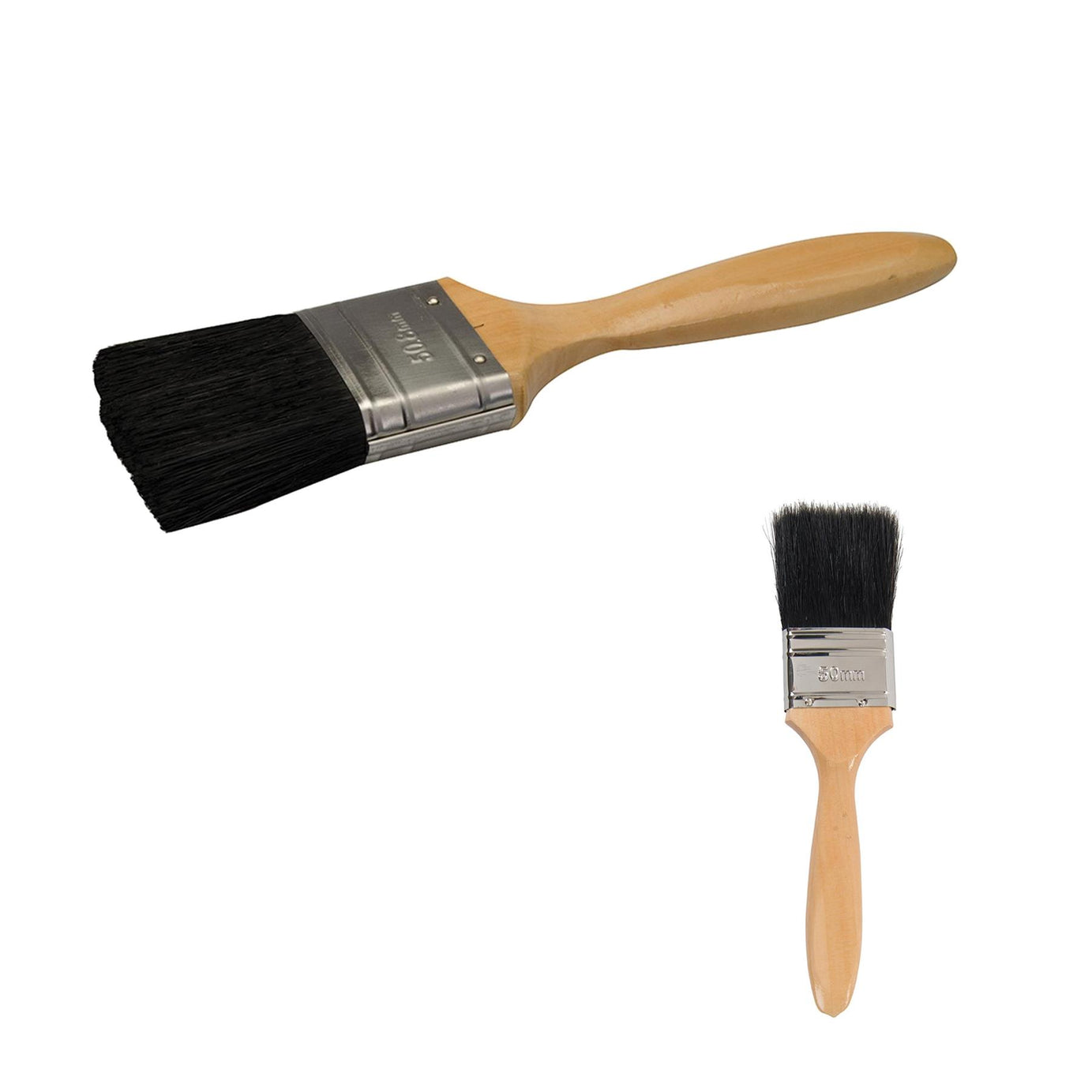 50mm Premium Paint Brush - Wood Handle Use Water & Oil-Based Coatings