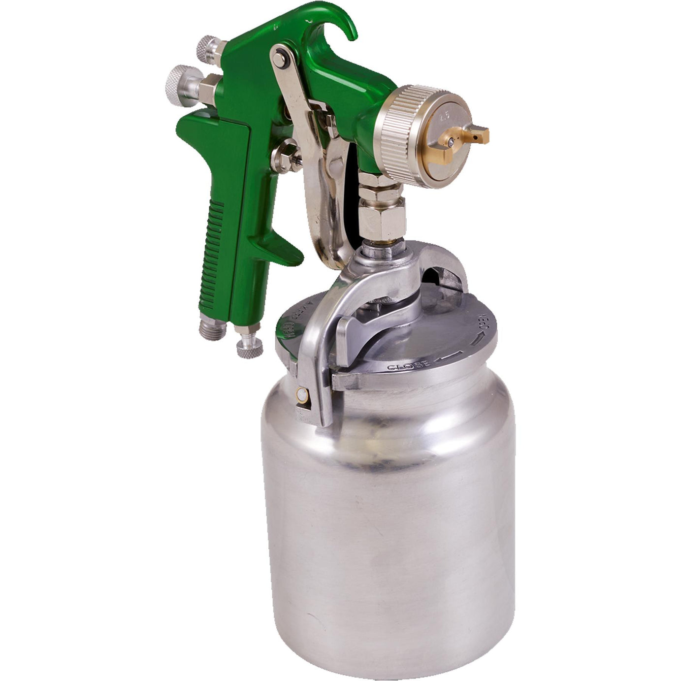 Sealey Suction Feed Spray Gun 2.5mm Set-Up