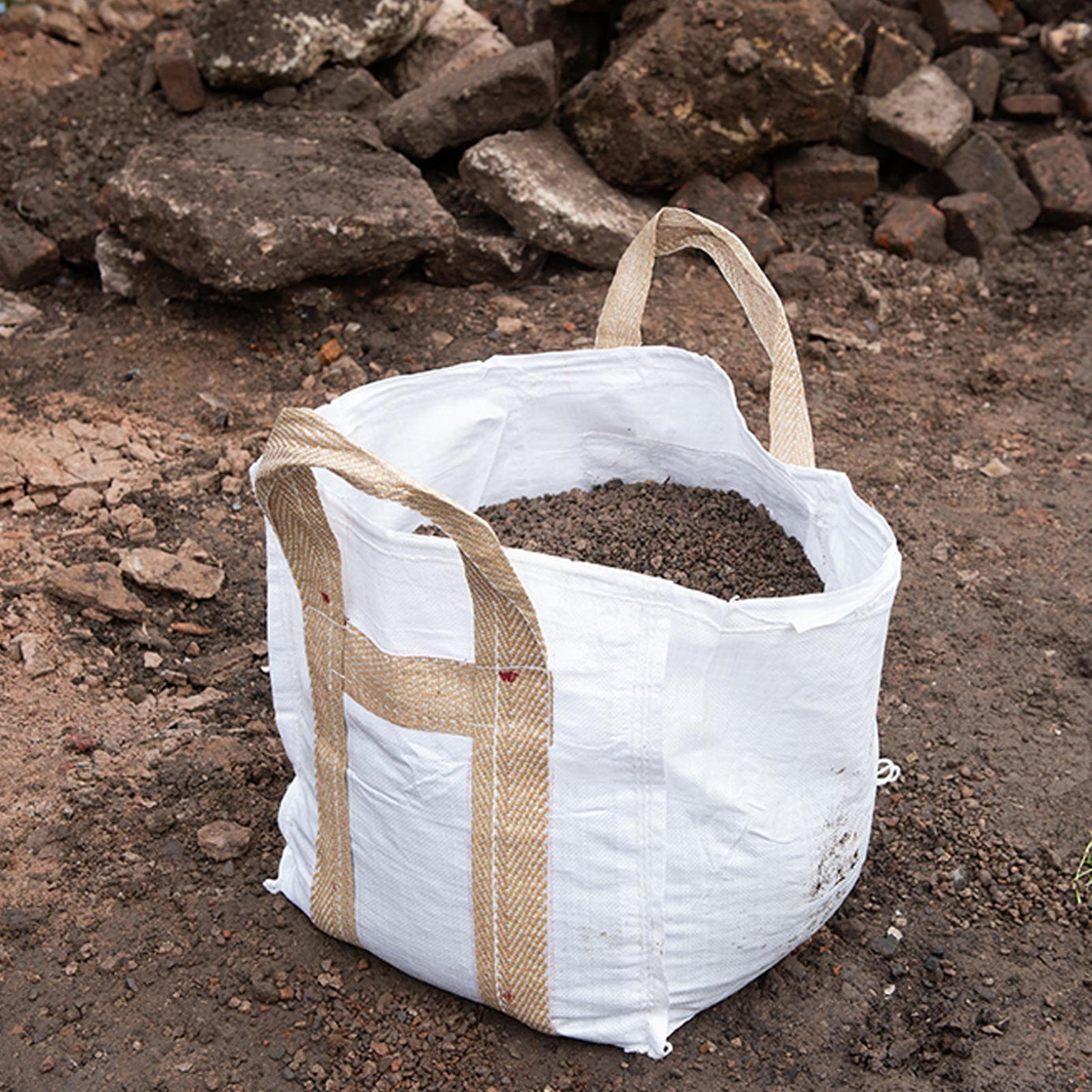 Mini Bulk Bag 450 X 450 X 450mm Raparound Handles And Reinforced Base