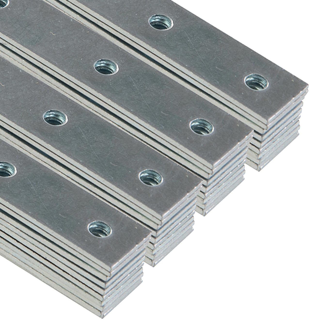 Mending Plates Zinc Plated With Offset Fixing Holes For Timber Repair 200Pk 100mm