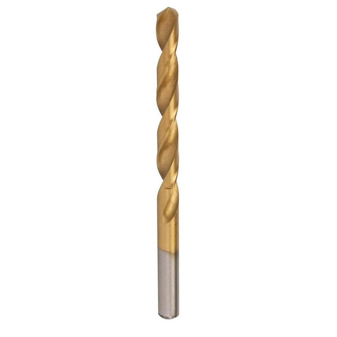 Hss Titanium-Coated Drill Bits 8.0mm Durable High Speed Metal Wood Plastic