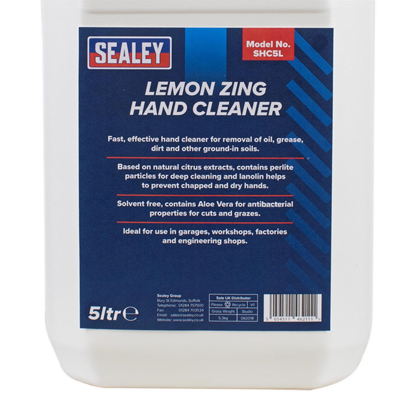 Sealey Hand Cleaner 5L Lemon Zing