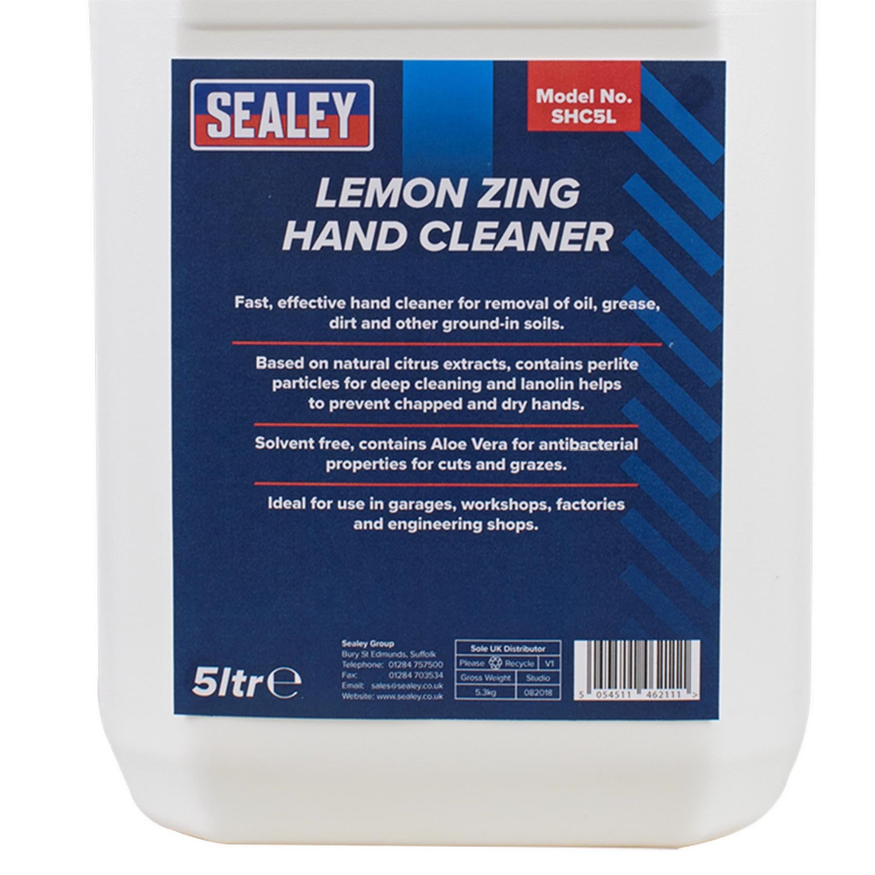 Sealey Hand Cleaner 5L Lemon Zing