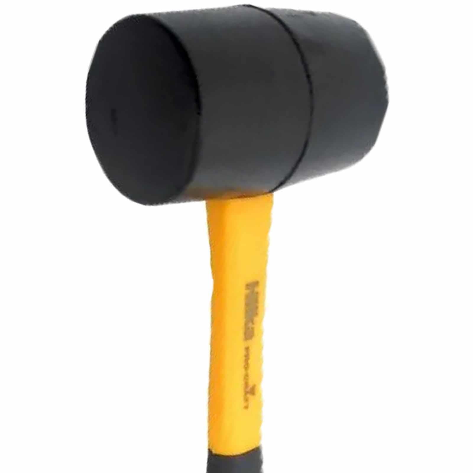 black rubber mallet