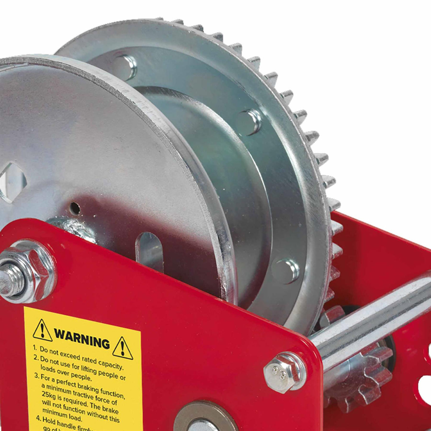 Sealey Geared Hand Winch with Brake 540kg Capacity