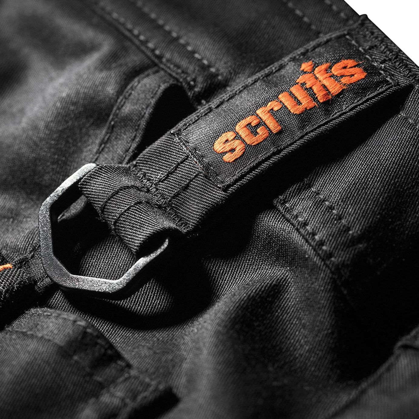 Scruffs Black Trade Flex Slim Fit Work Trouser Mens Hardwearing Size-34"R