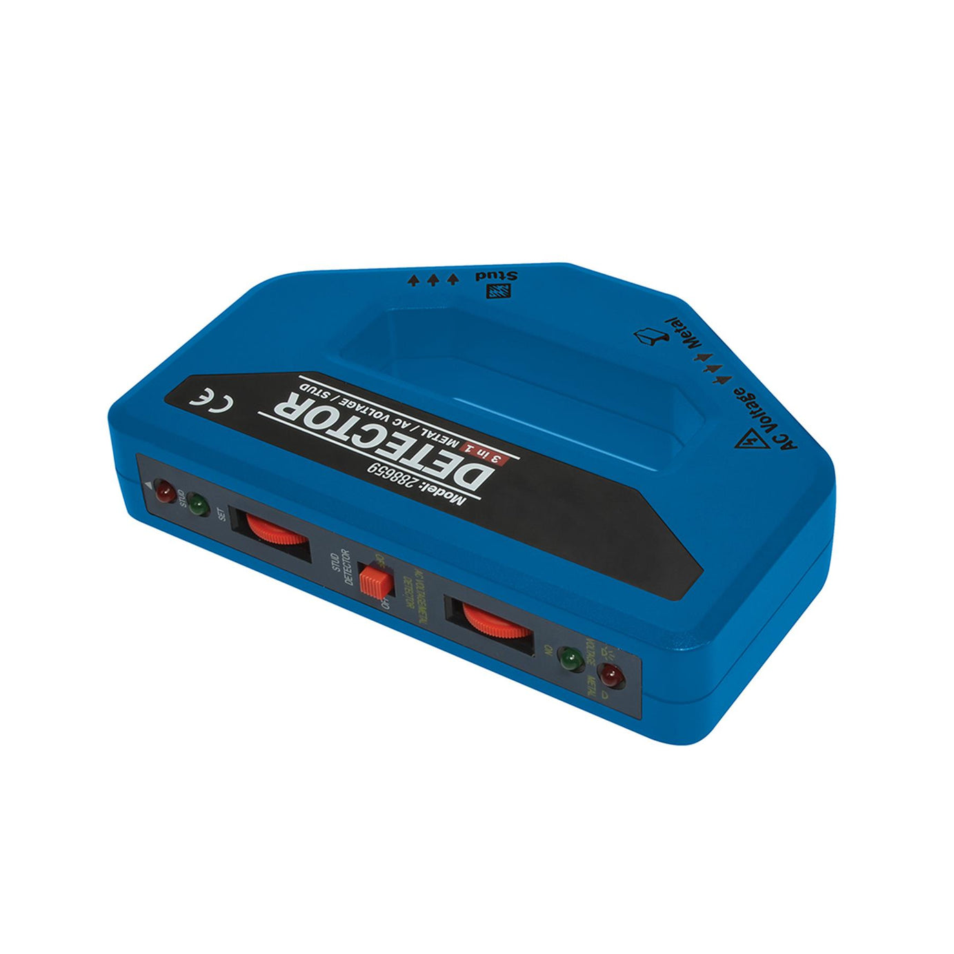 Detector 3-In-1 - 1 X 9V (Pp3) Detects Timber, Metal & Live Wires Hand Held