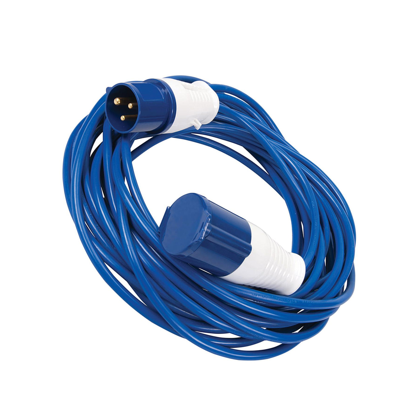 14M Caravan Camping Hook Up Cable 16A Site Extension Lead Electric 1.5mm Flex