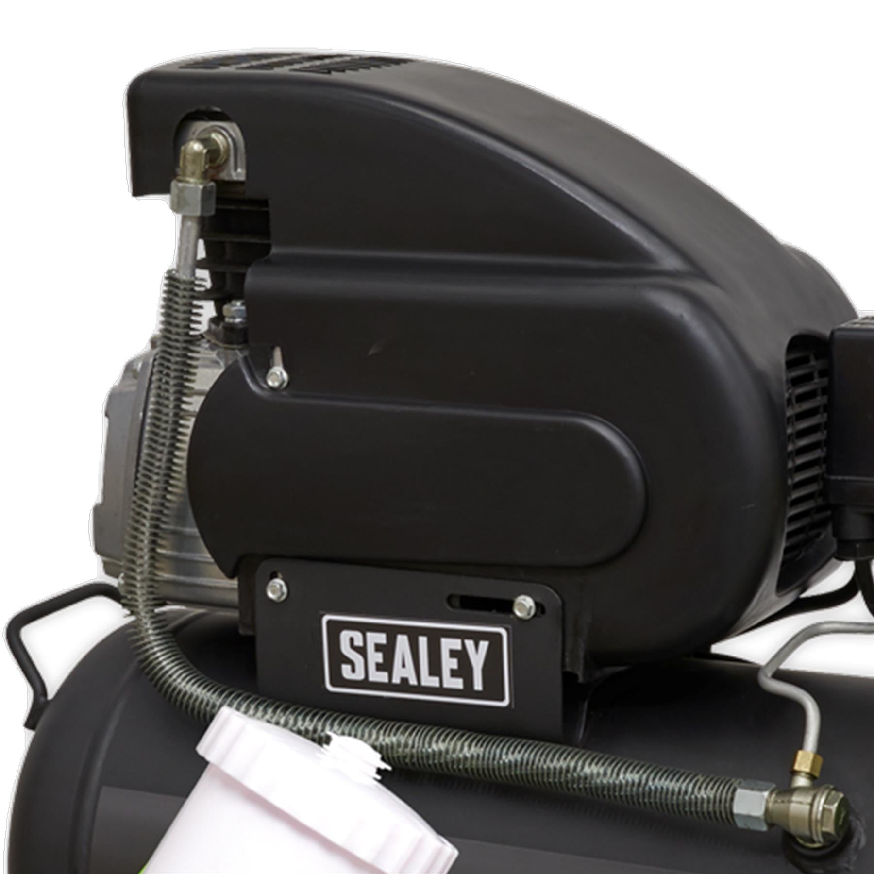 Sealey SAC2420EPK Compressor 24ltr Direct Drive 2hp with 4pc Air Accessory Kit