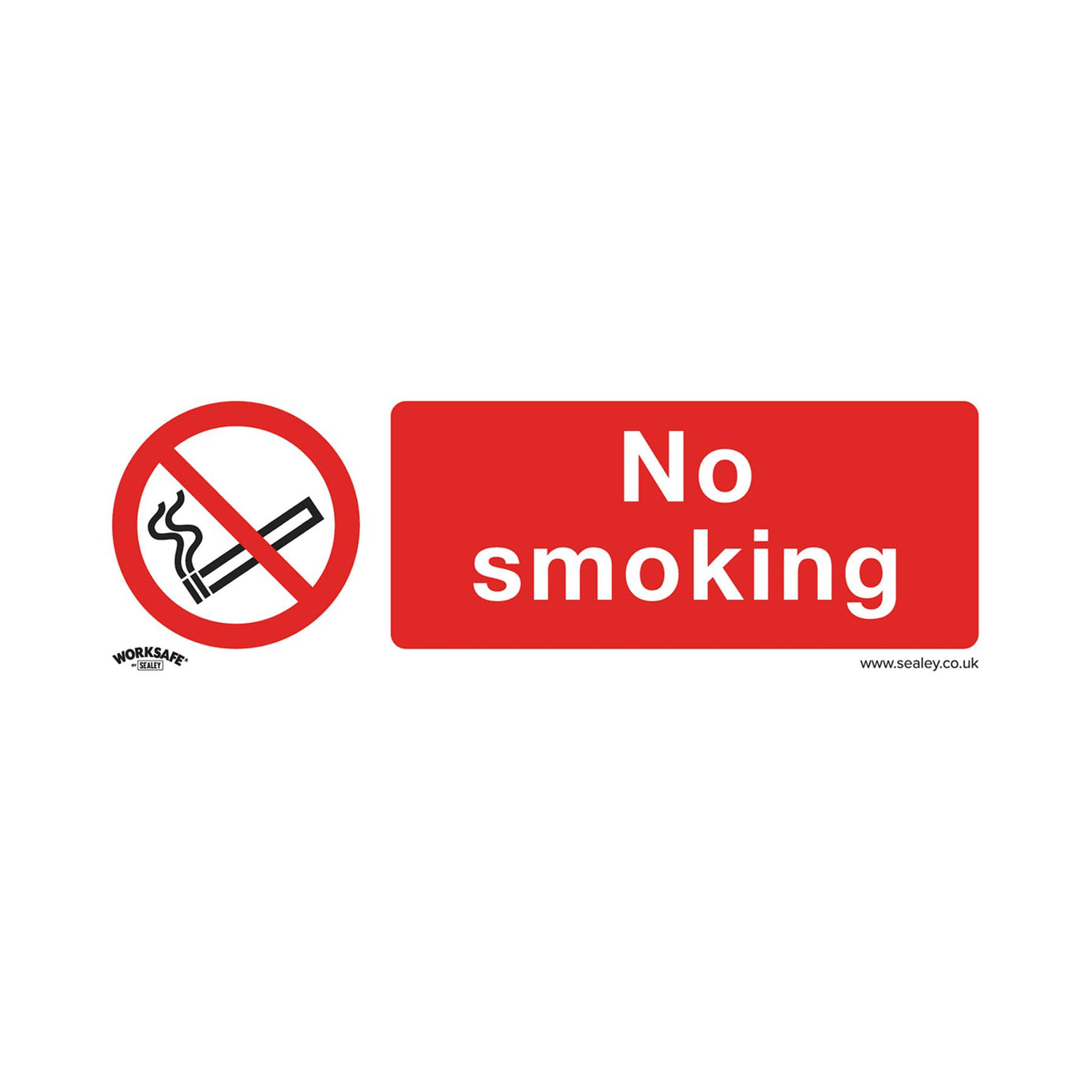 Prohibition Safety Sign - No Smoking - Self-Adhesive Vinyl