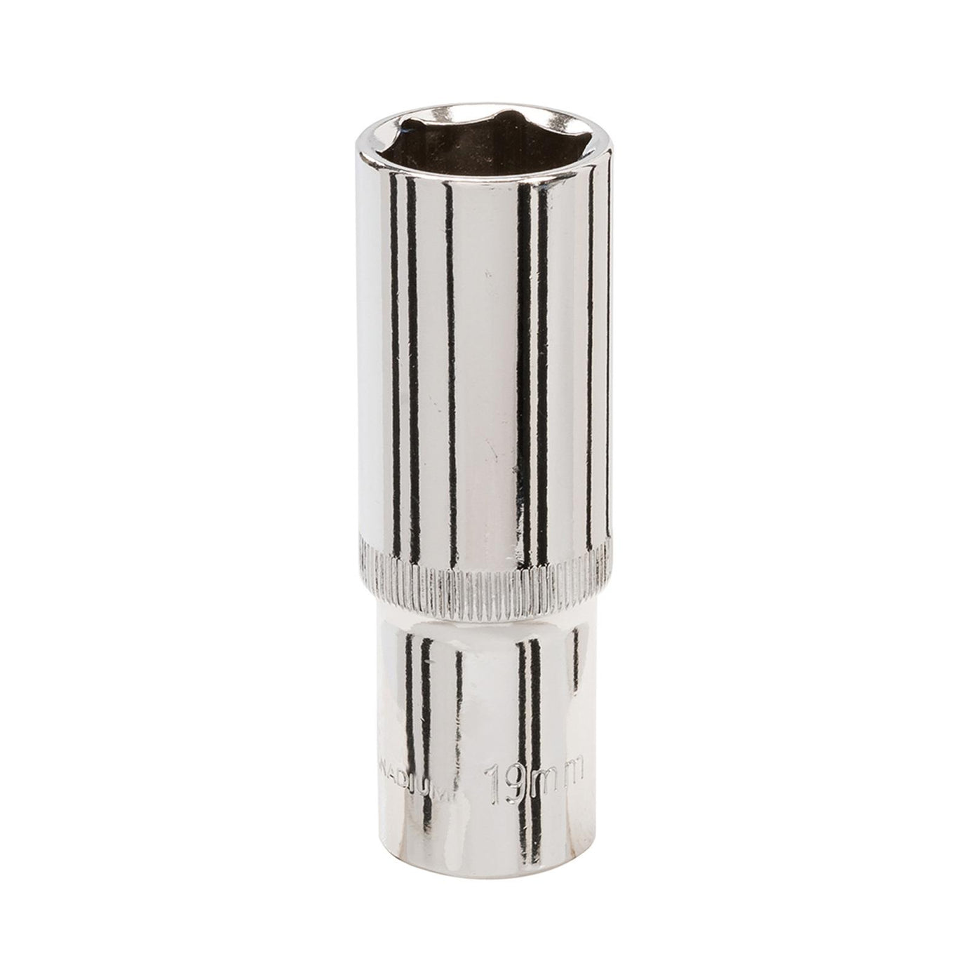 Quality Socket 1/2" Shallow Deep Drive Metric 19mm Long Hex Wrench