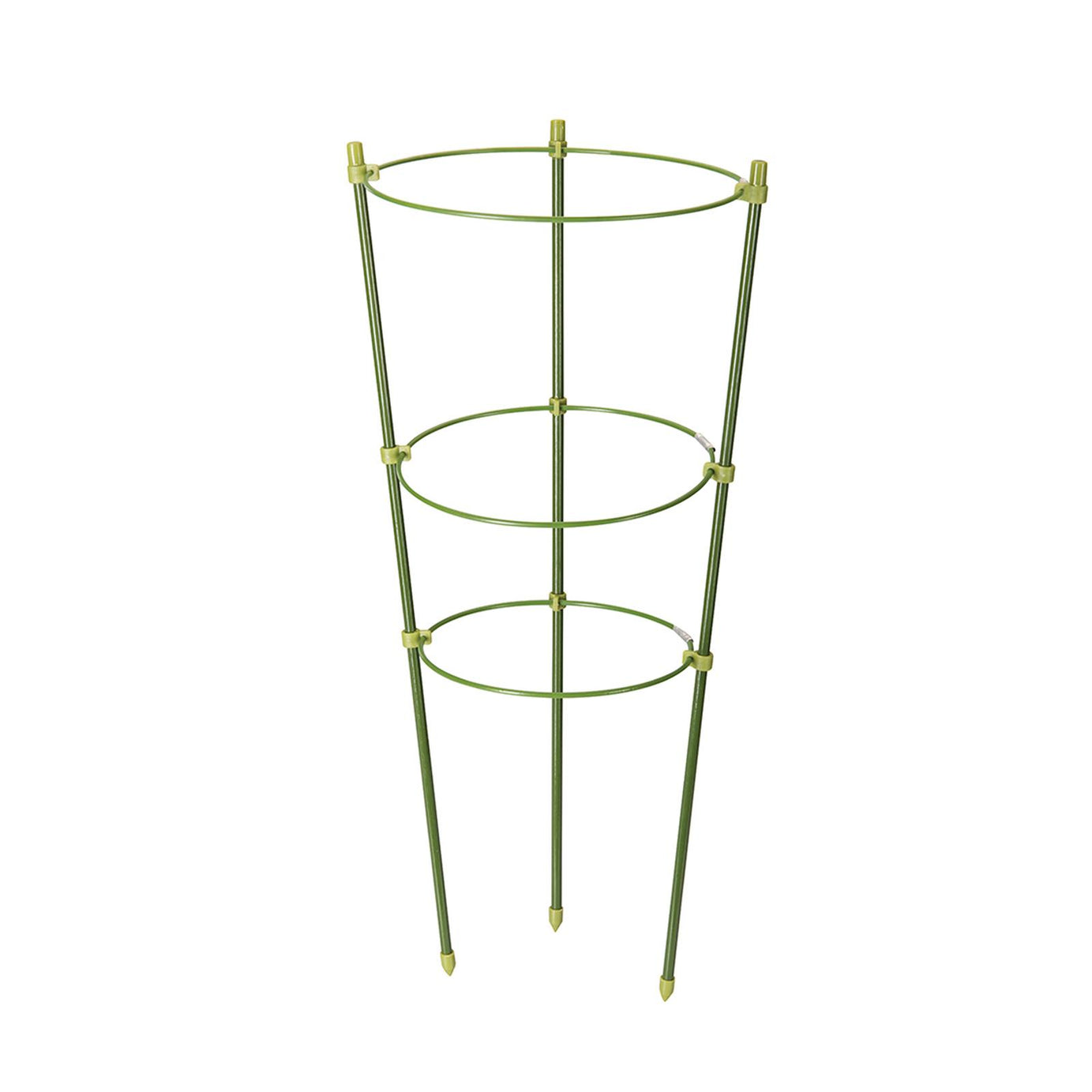 3 Ring Plant Support 450mm Aluminium And Green Plastic Construction New