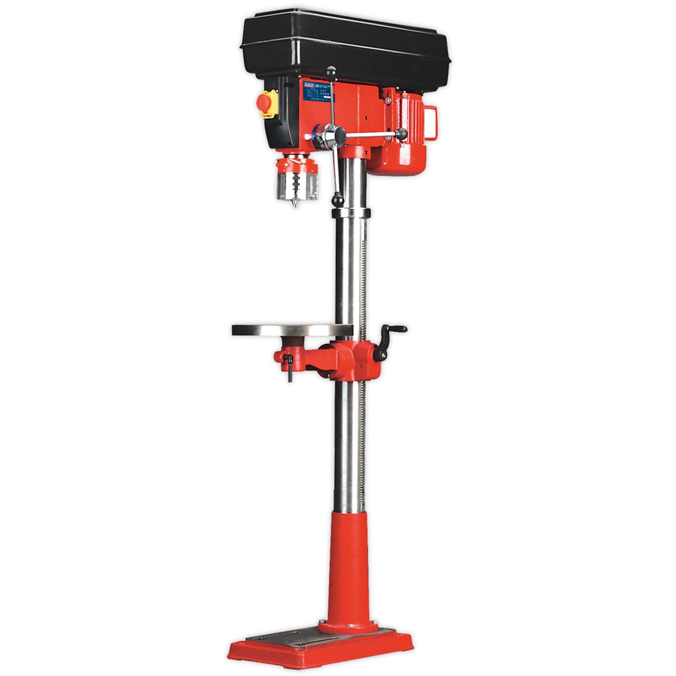 Sealey Pillar Drill Floor Variable Speed 1630mm Height 650W/230V