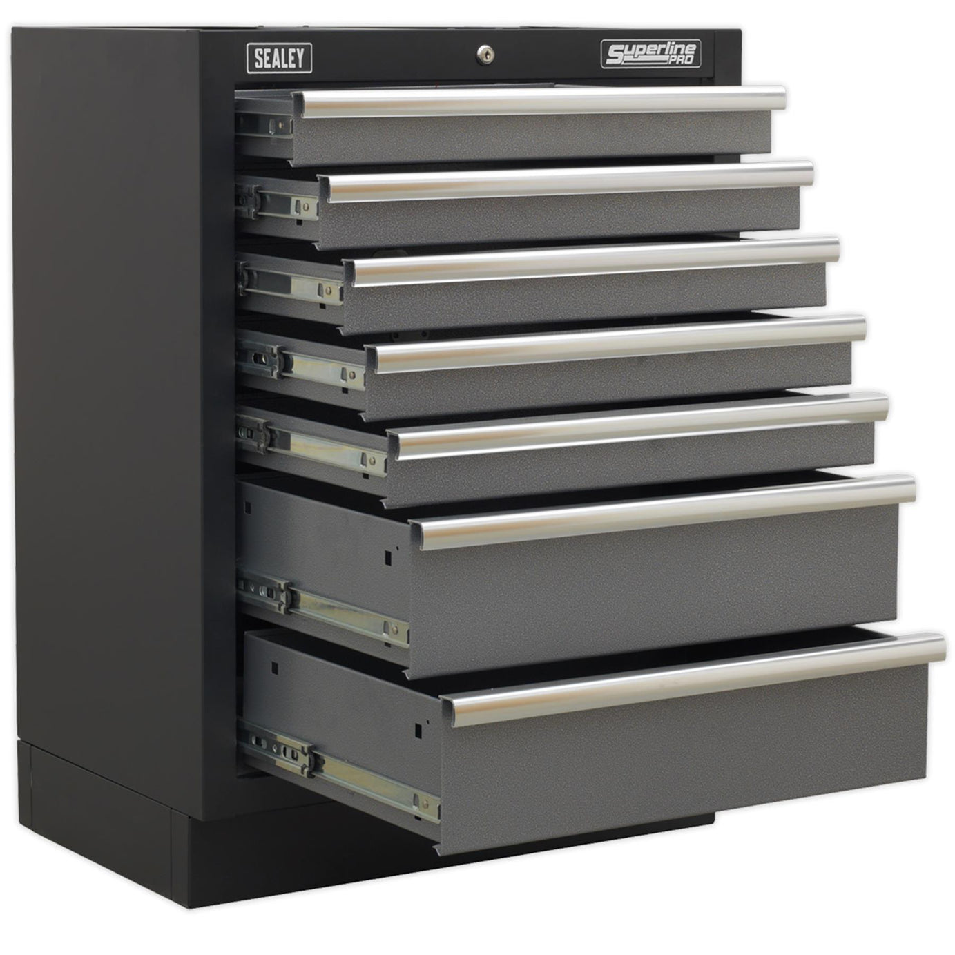 Sealey Modular 7 Drawer Cabinet  Aluminium drawer pulls. 680mm