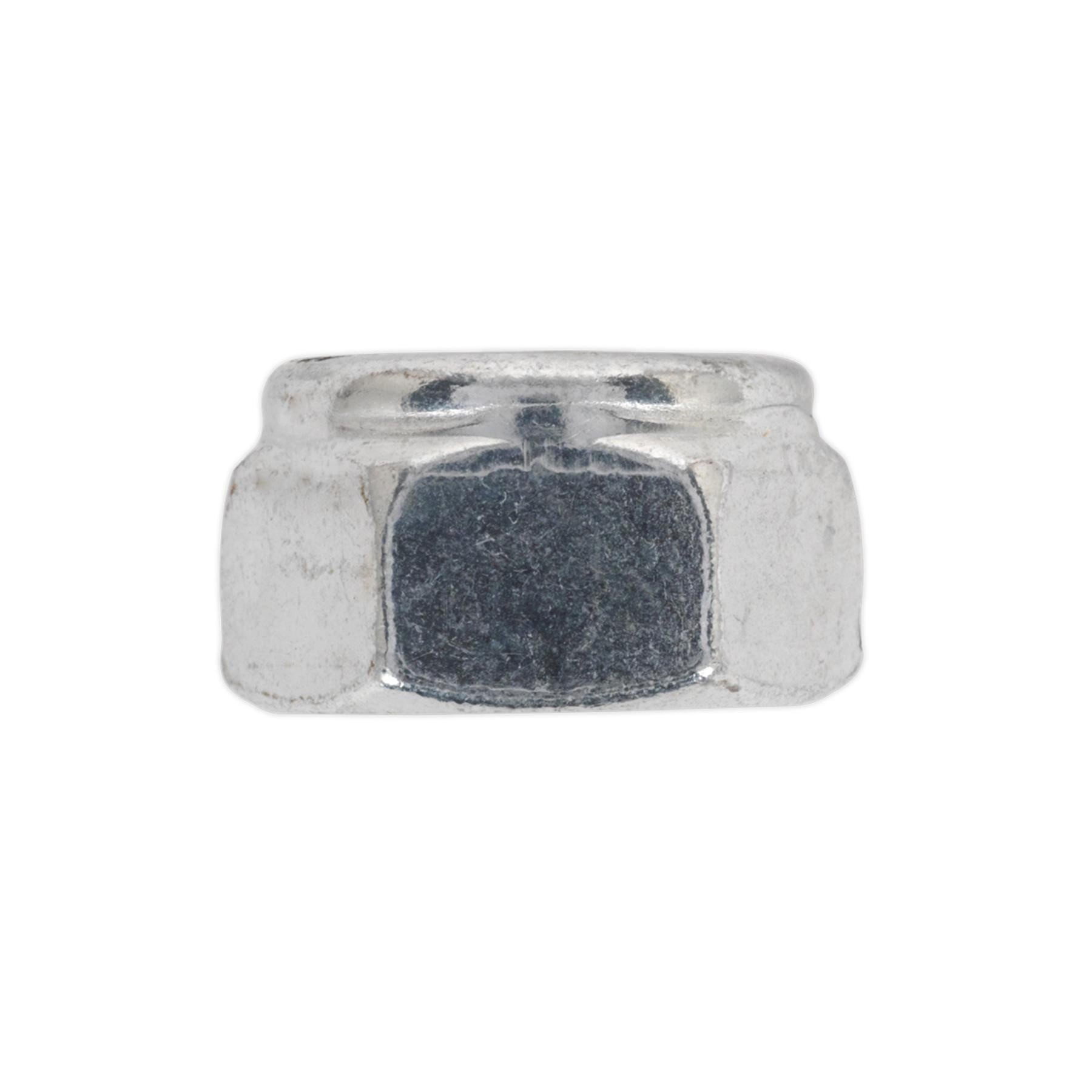 Sealey Nylon Locknut M8 Zinc Pack of 100