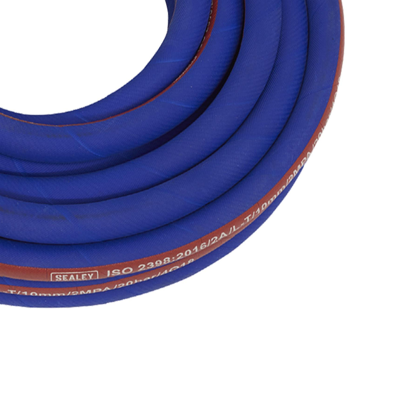 Sealey Air Compressor Hose 10m x Ø10mm with 1/4"BSP Unions Extra-Heavy-Duty