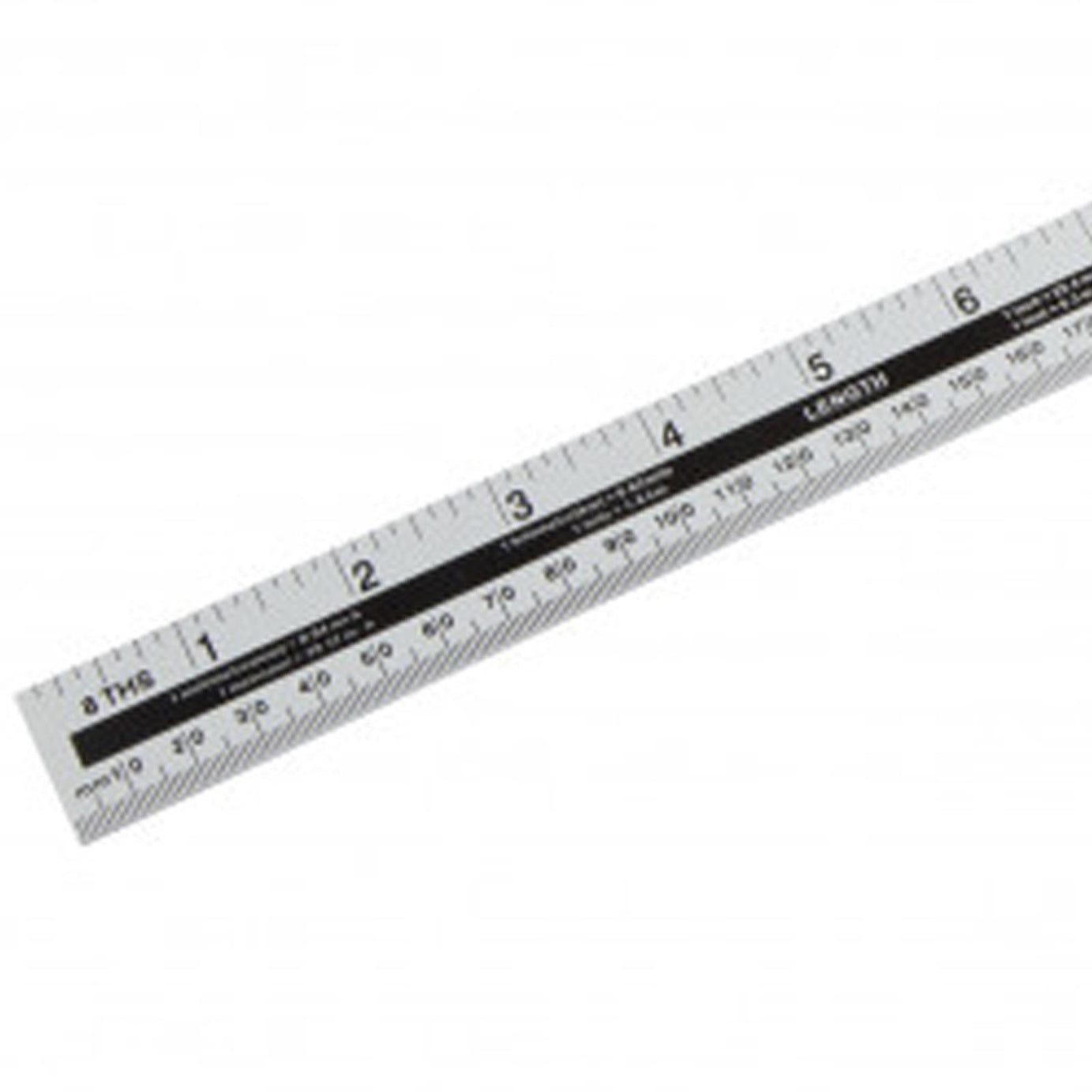 BlueSpot Aluminium Ruler Measure 24" Anodised Aluminium Light & Won't Rust