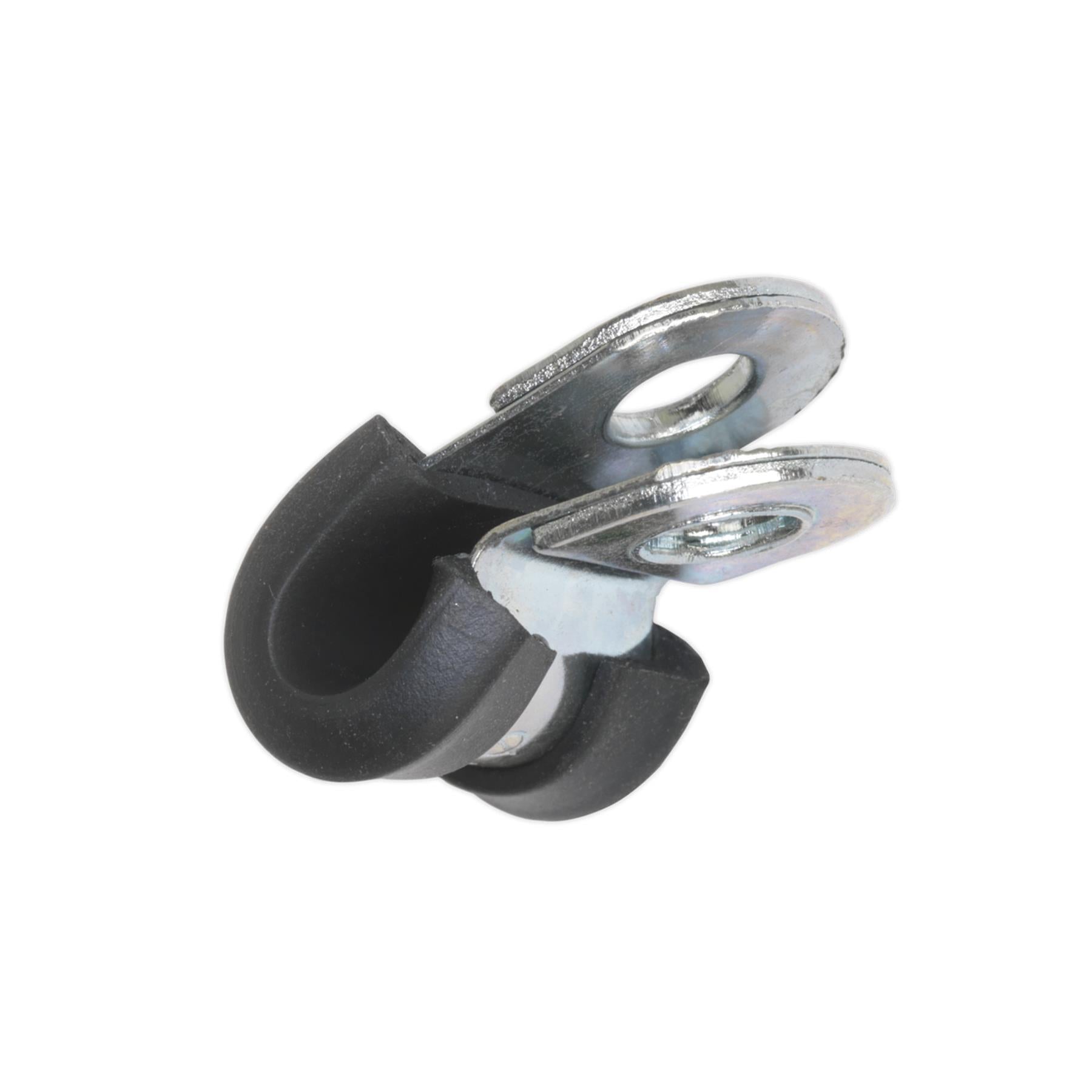 Sealey P-Clip Rubber Lined 8mm Pack of 25