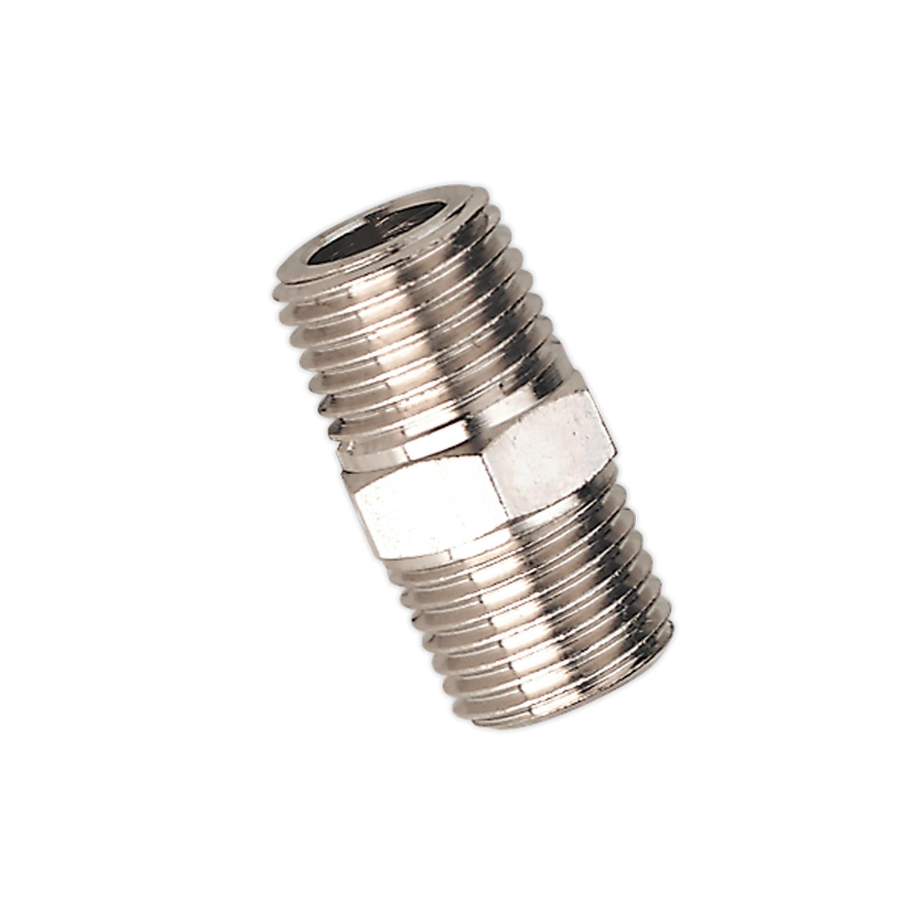 Sealey Double Male Union 1/4"BSPT to 1/4"BSPT