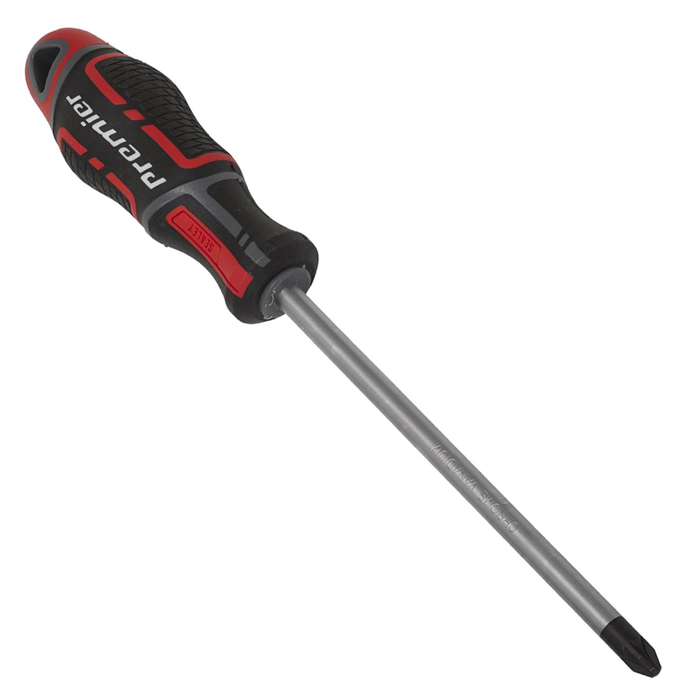 Sealey Screwdriver Pozi Pozidriv #3 x 150mm Soft Grip Handle Magnetic GripMAX