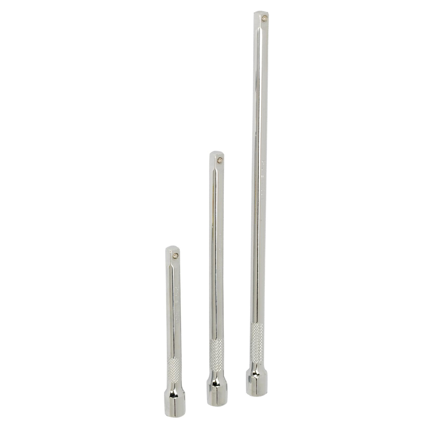 Sealey Extension Bar Set 3pc 1/4"Sq Drive Chrome Vanadium steel