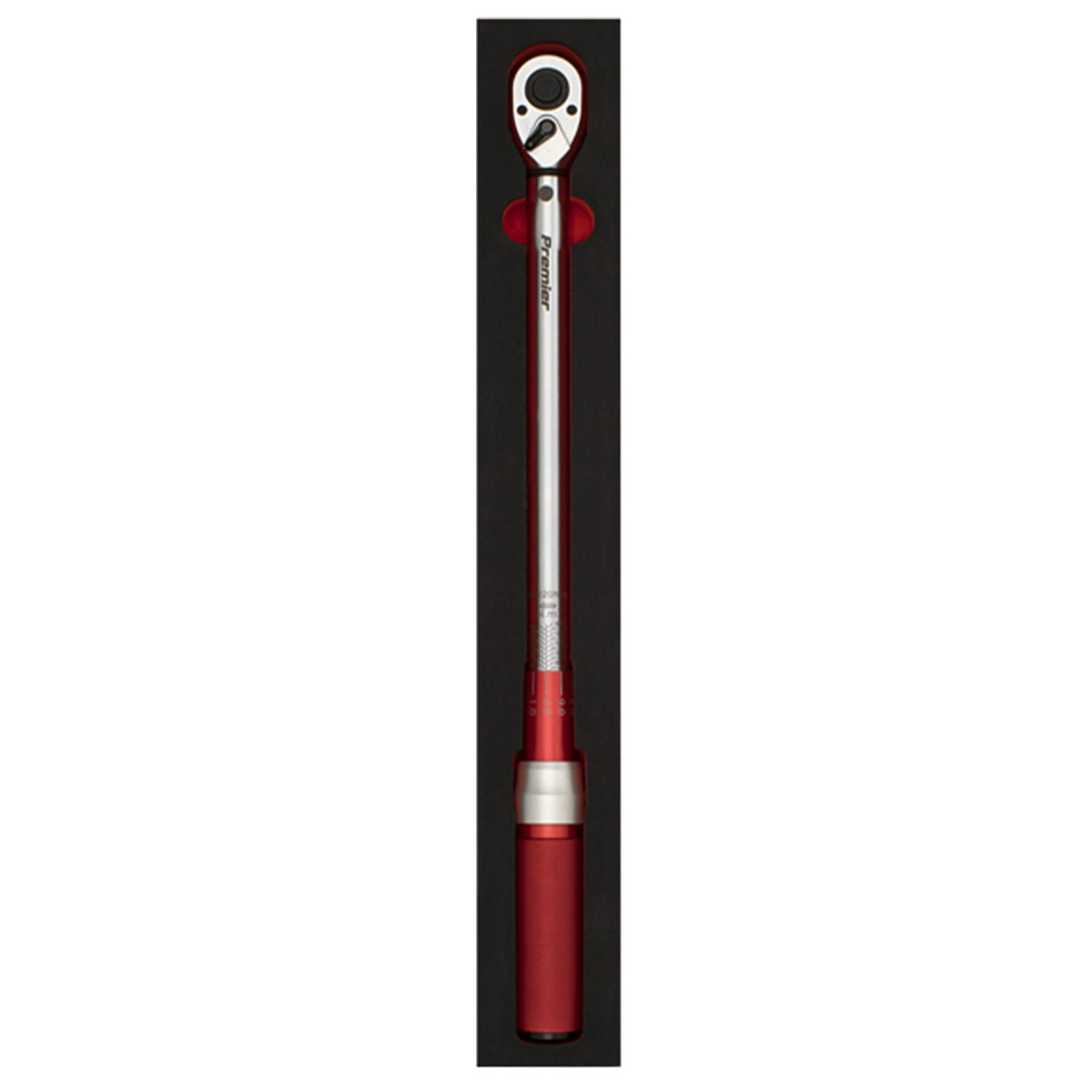 Sealey Tool RED Torque Wrench Micrometer Style 1/2" 40-220Nm Calibrated