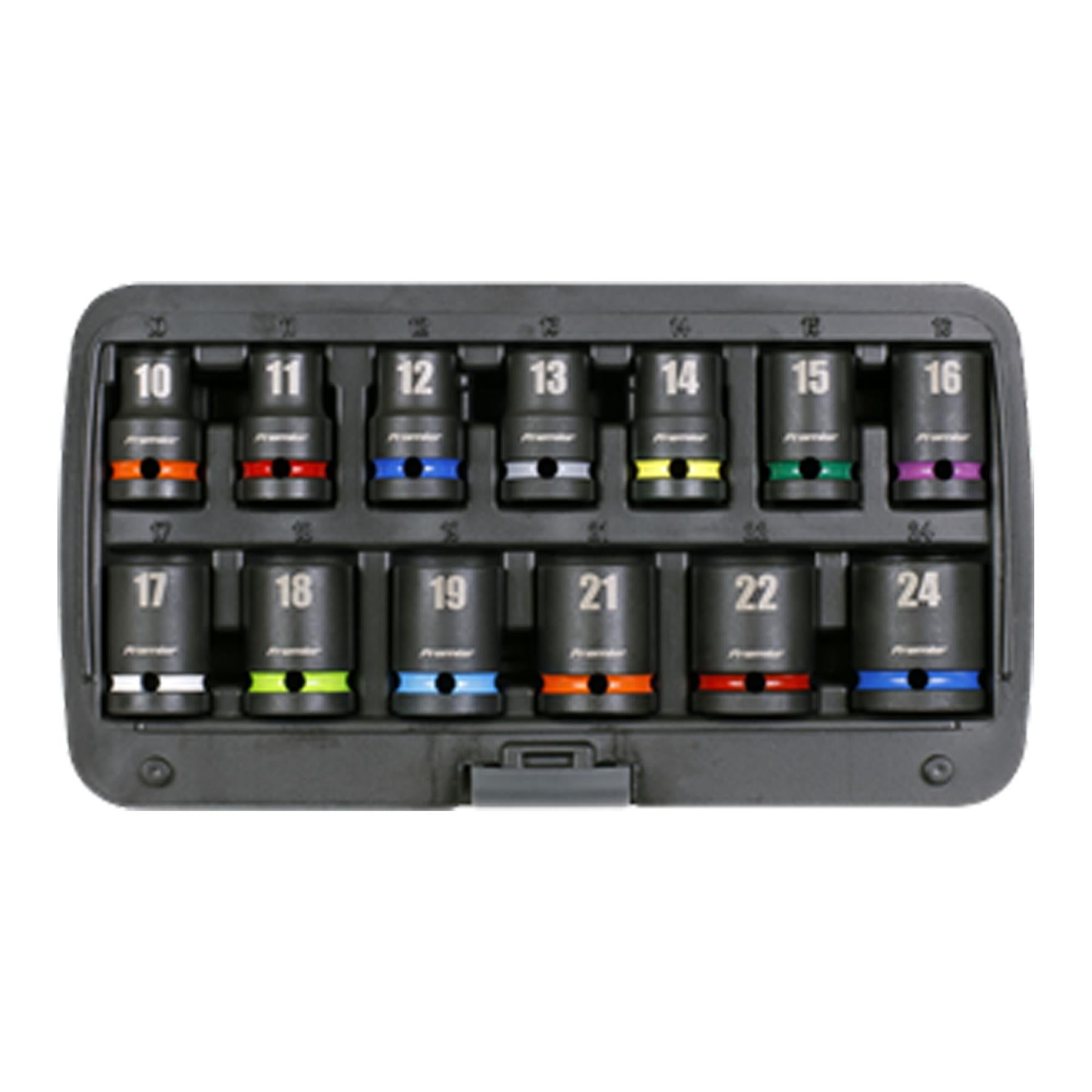 Sealey Impact Socket Set 13pc 1/2"Sq Drive Metric