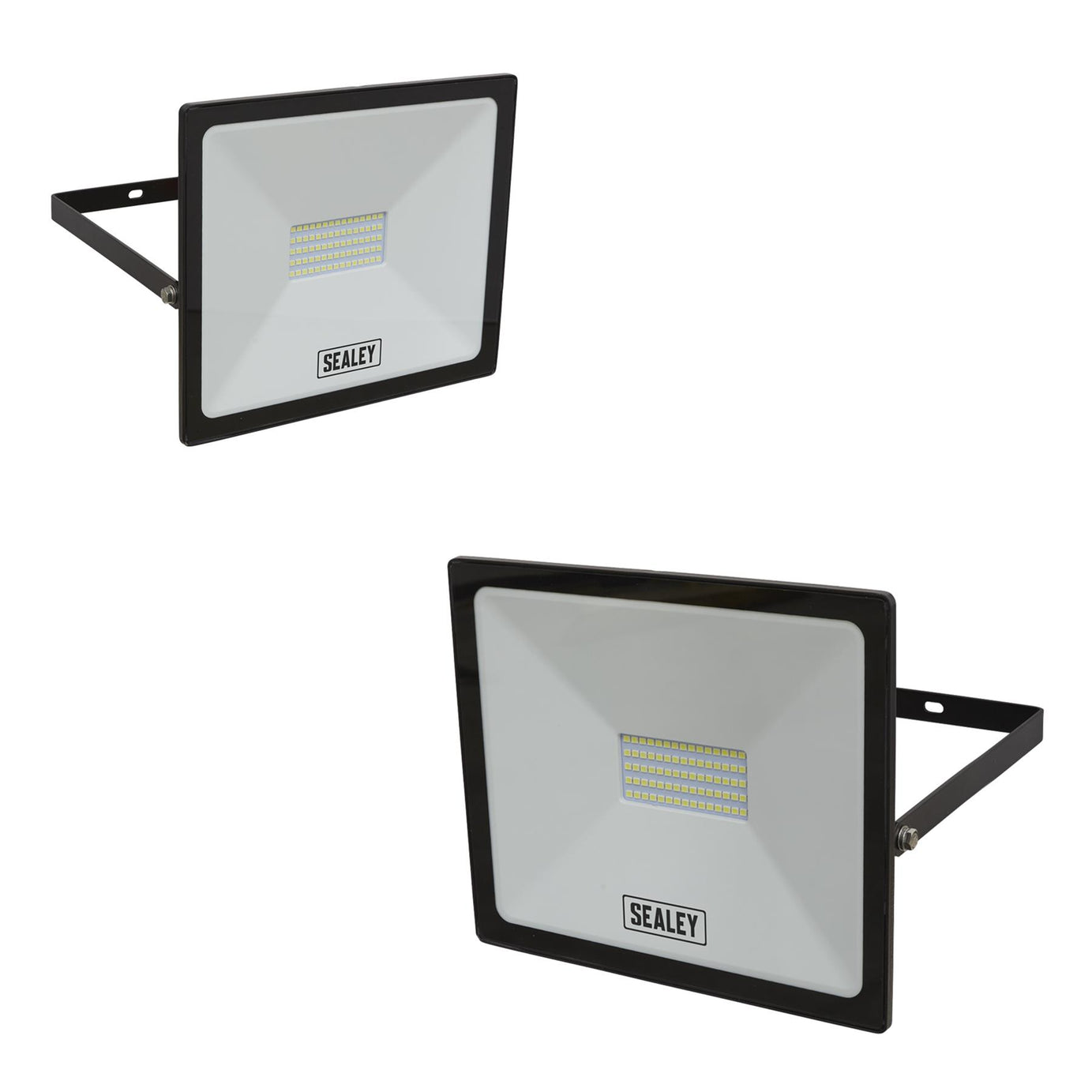 Sealey Extra Slim Floodlight with Wall Bracket 50W SMD LED 230V