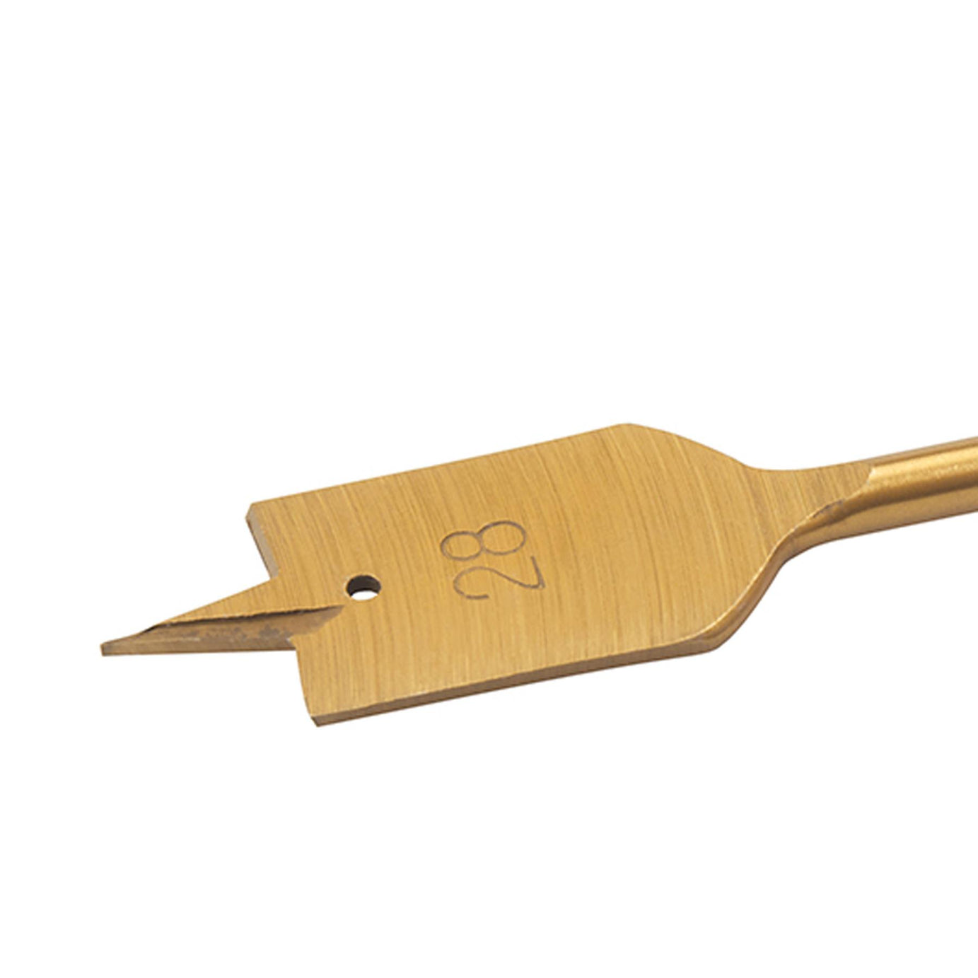 Flat Wood Drill Bit Set Titanium Hole Cutter Borer  Titanium-Gold 28mm